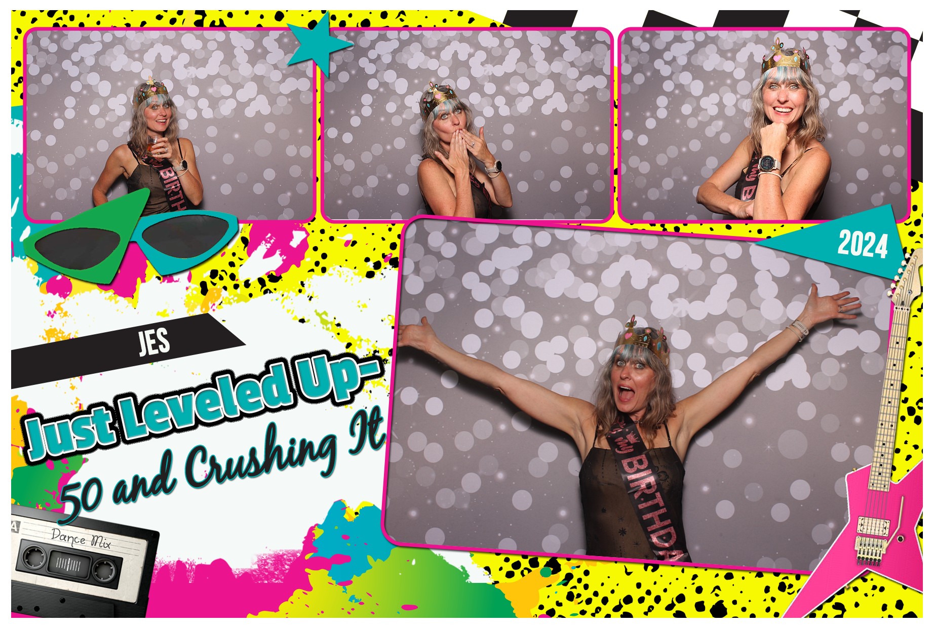 Jes' 50th Birthday!  | View more photos from the event at gallery.photoboothcincy.com/u/PhotoBoothCincy/Jes-50th-Birthday