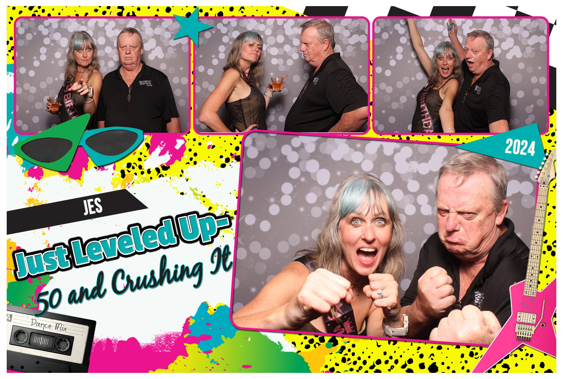 Jes' 50th Birthday!  | View more photos from the event at gallery.photoboothcincy.com/u/PhotoBoothCincy/Jes-50th-Birthday