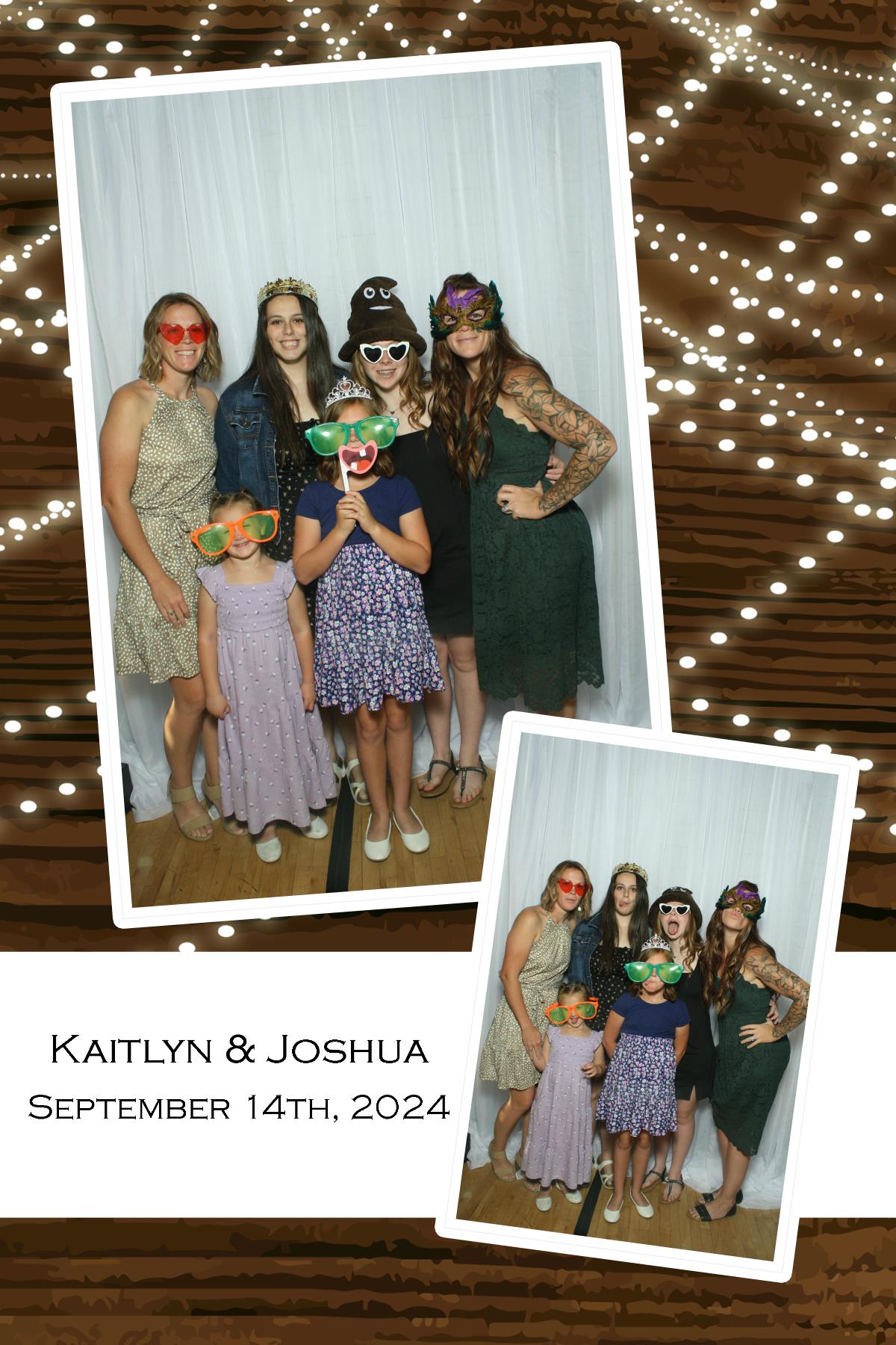 Joshua & Kaitlyn | View more photos from the event at gallery.photoboothcincy.com/u/PhotoBoothCincy/Joshua-Kaitlyn