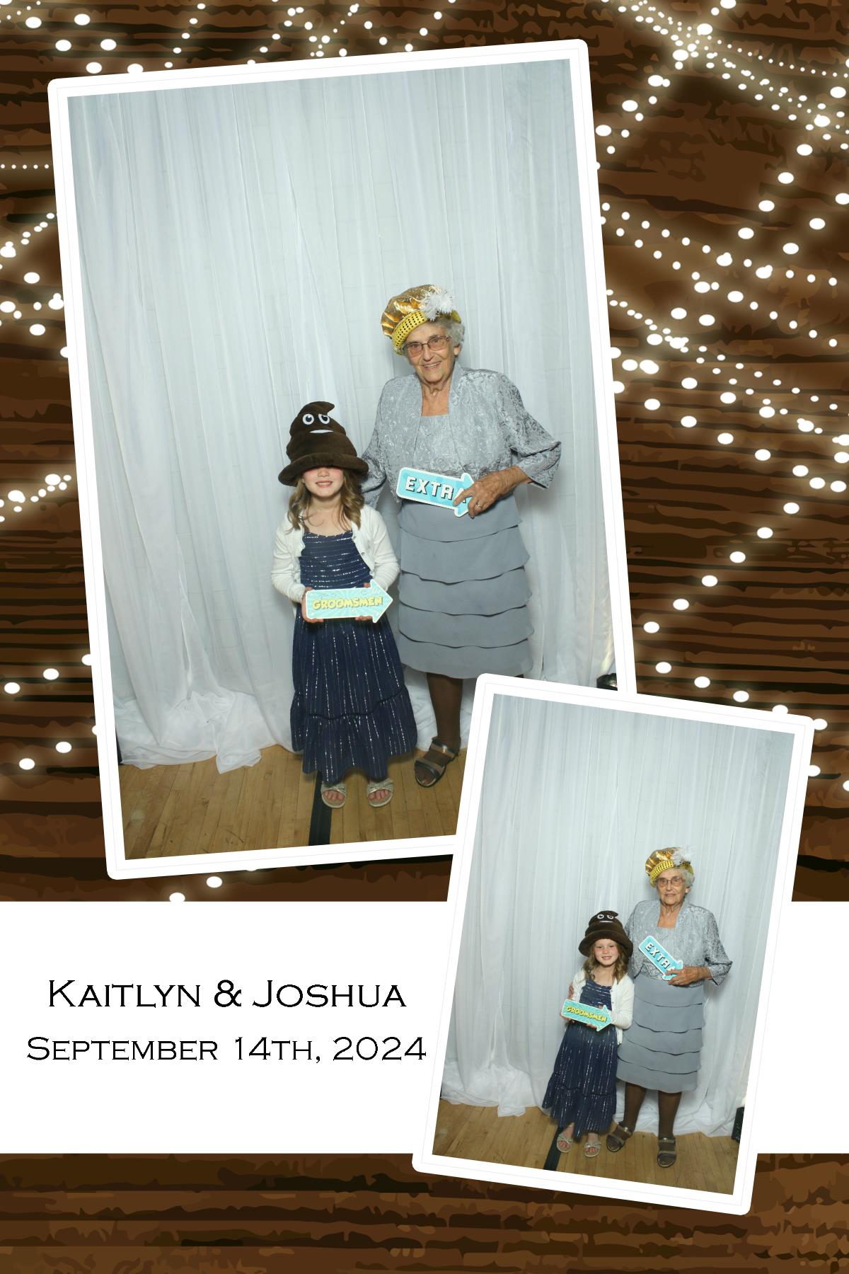 Joshua & Kaitlyn | View more photos from the event at gallery.photoboothcincy.com/u/PhotoBoothCincy/Joshua-Kaitlyn