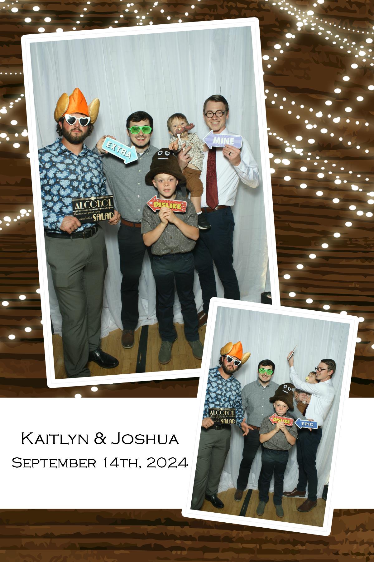 Joshua & Kaitlyn | View more photos from the event at gallery.photoboothcincy.com/u/PhotoBoothCincy/Joshua-Kaitlyn