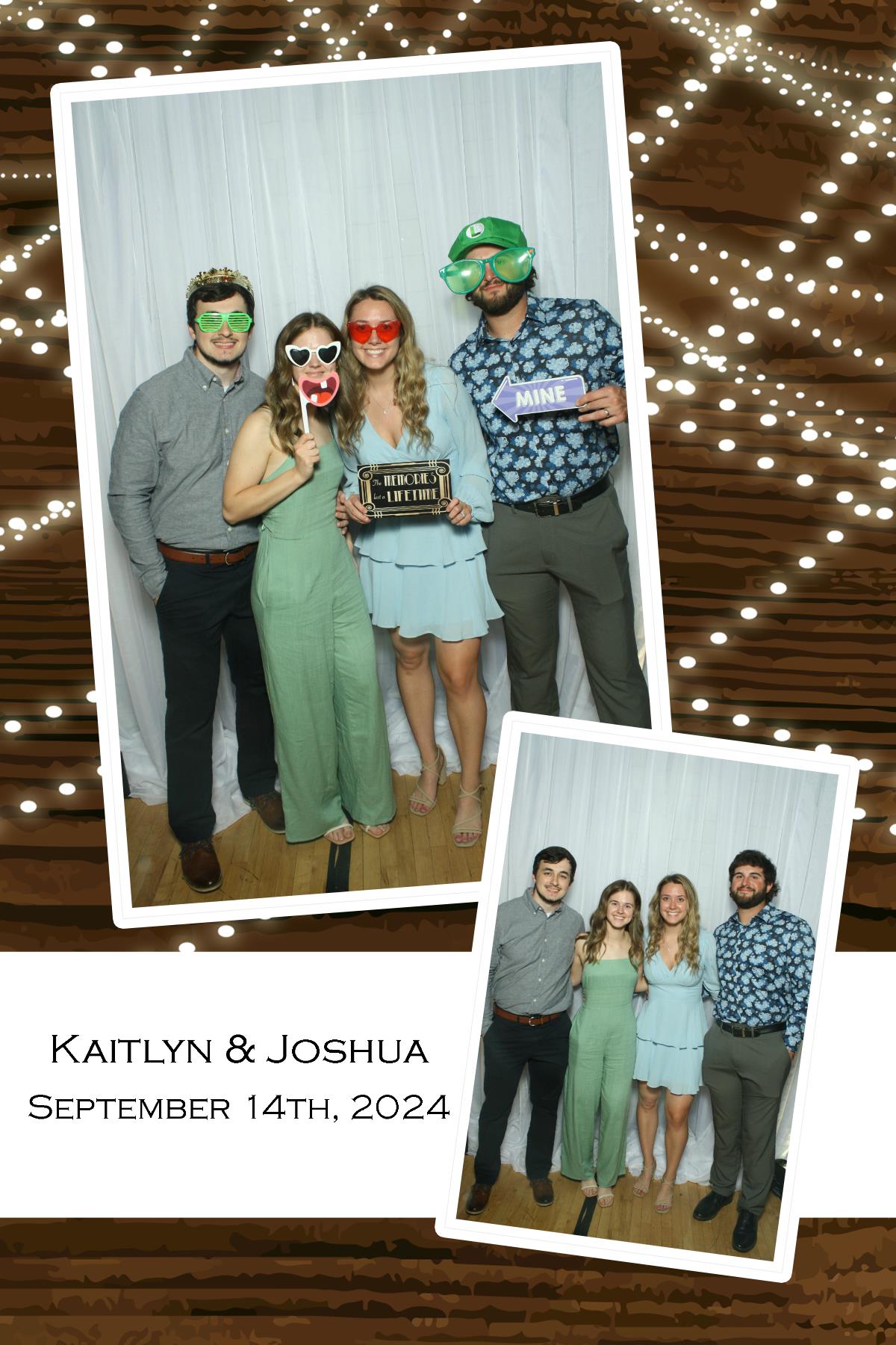 Joshua & Kaitlyn | View more photos from the event at gallery.photoboothcincy.com/u/PhotoBoothCincy/Joshua-Kaitlyn
