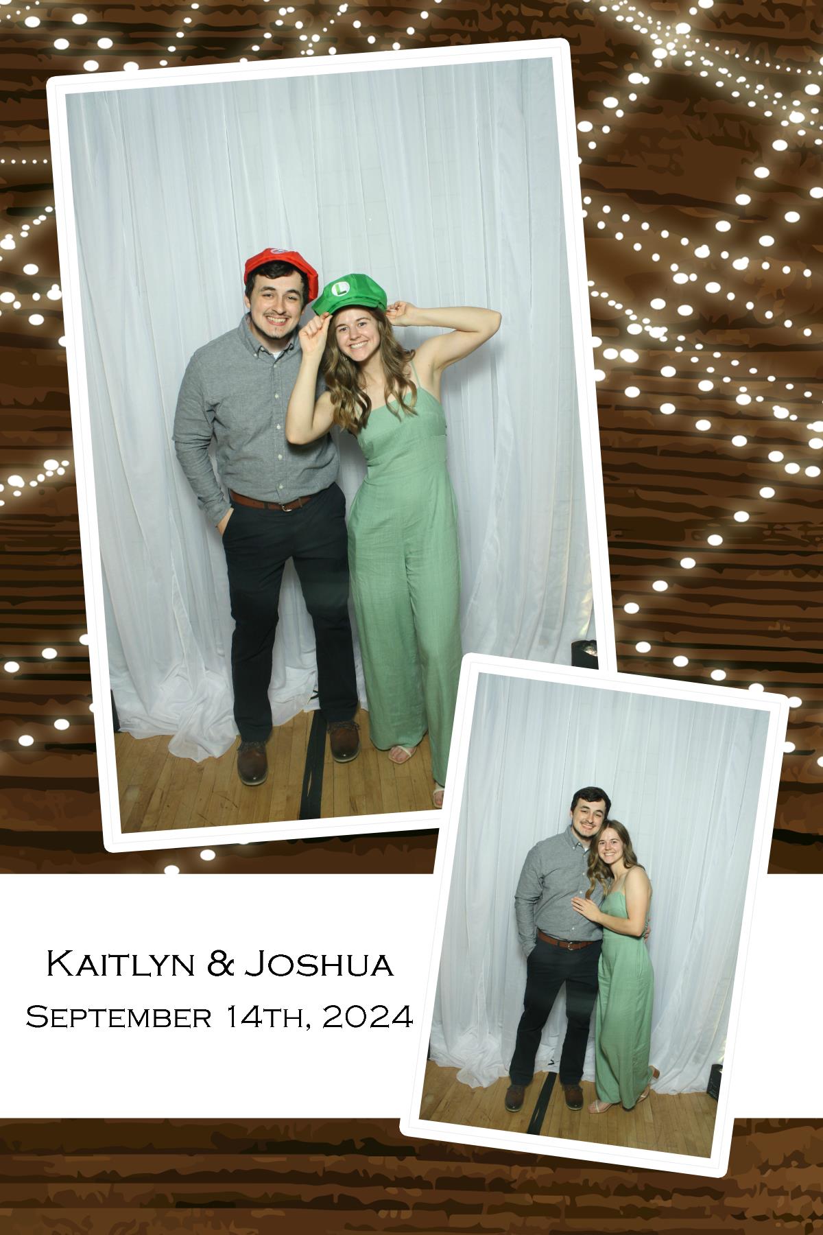 Joshua & Kaitlyn | View more photos from the event at gallery.photoboothcincy.com/u/PhotoBoothCincy/Joshua-Kaitlyn