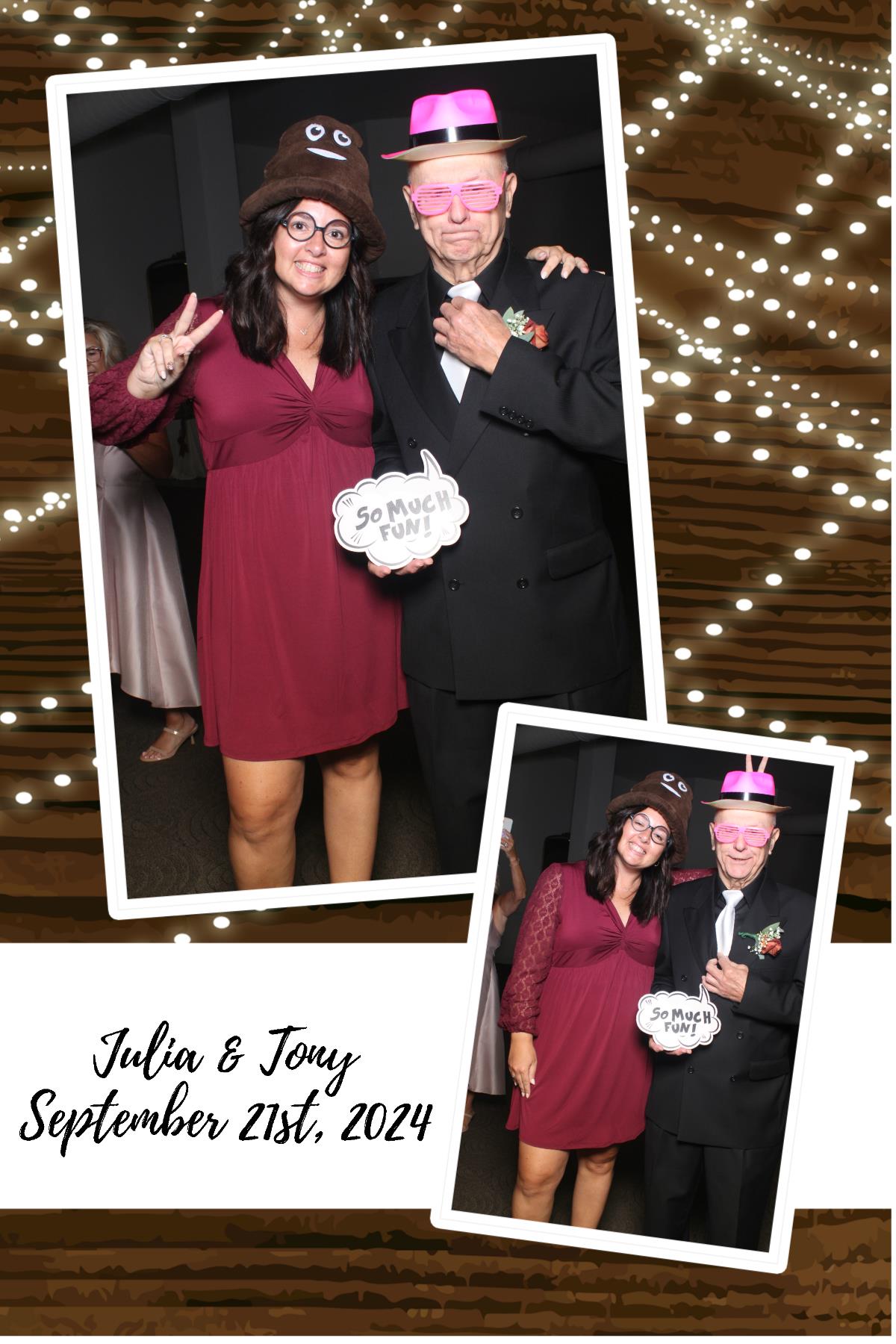 Julia & Tony | View more photos from the event at gallery.photoboothcincy.com/u/PhotoBoothCincy/Julia-Tony