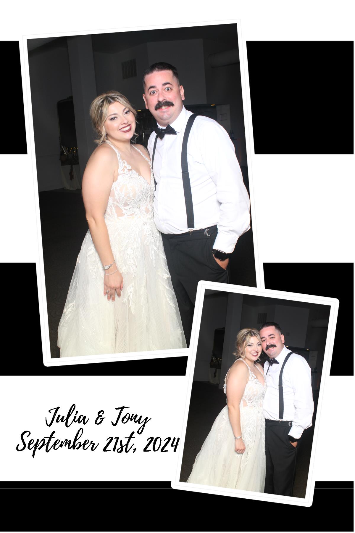 Julia & Tony | View more photos from the event at gallery.photoboothcincy.com/u/PhotoBoothCincy/Julia-Tony