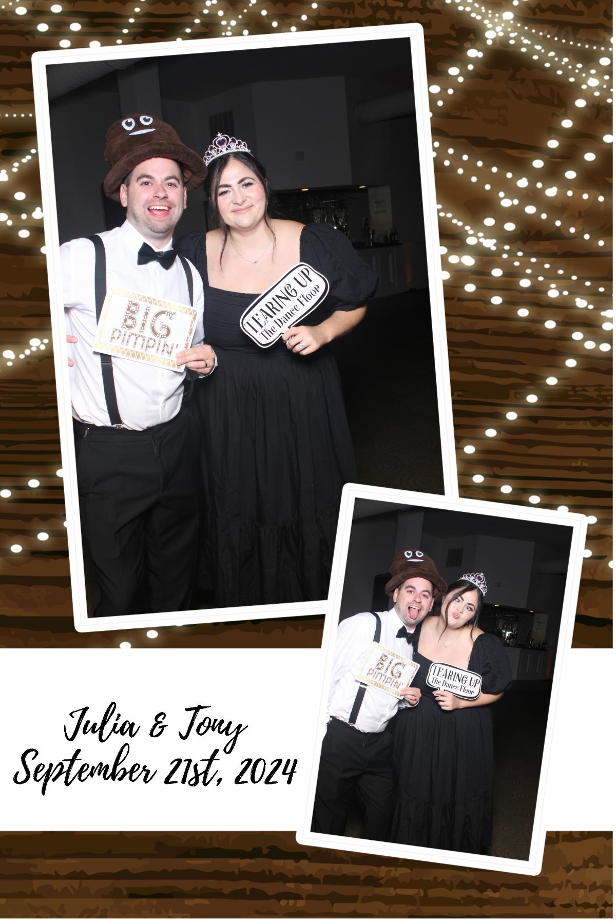 Julia & Tony | View more photos from the event at gallery.photoboothcincy.com/u/PhotoBoothCincy/Julia-Tony