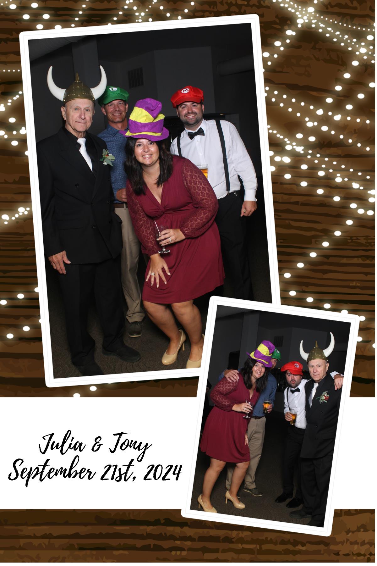 Julia & Tony | View more photos from the event at gallery.photoboothcincy.com/u/PhotoBoothCincy/Julia-Tony