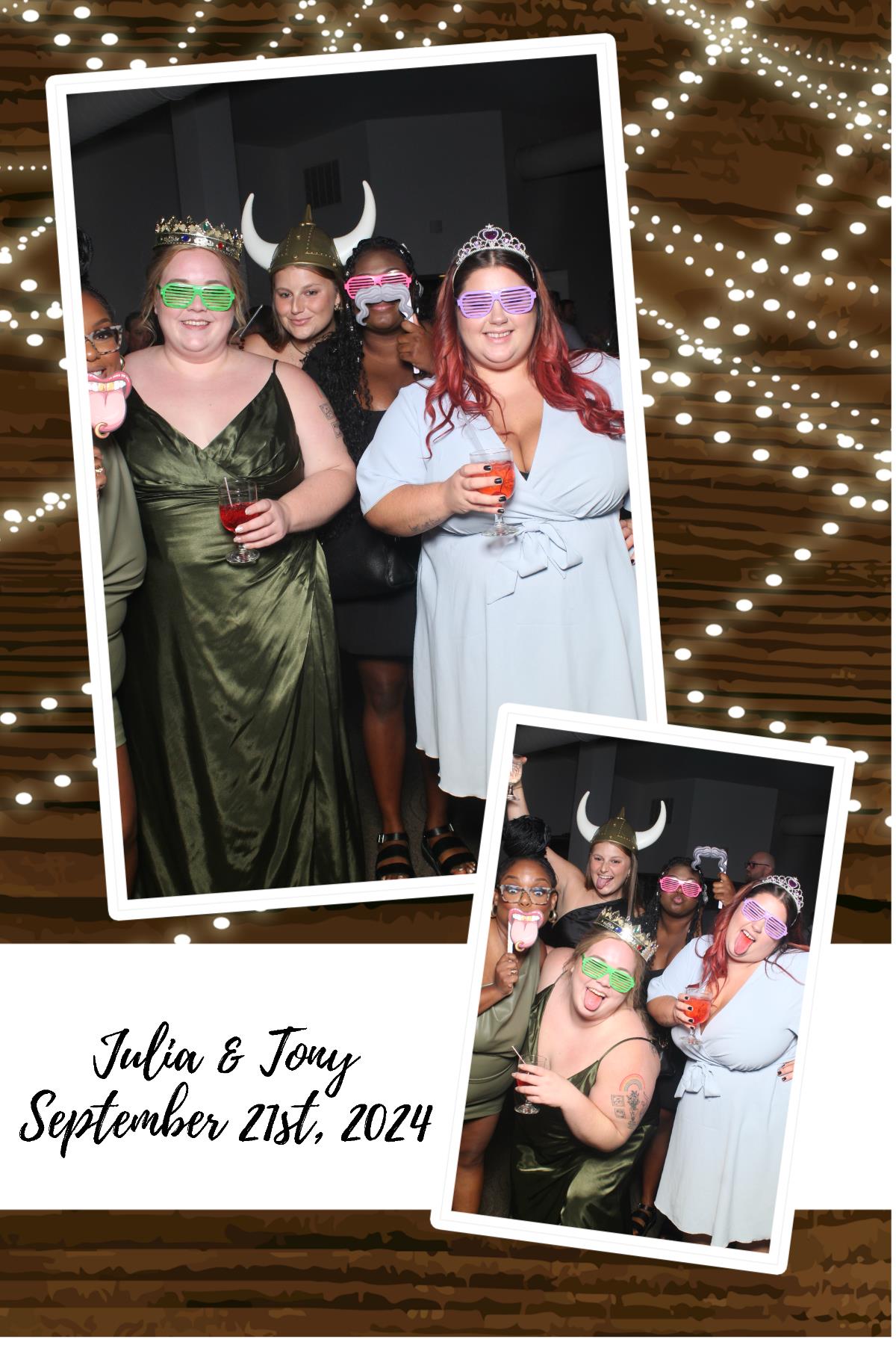Julia & Tony | View more photos from the event at gallery.photoboothcincy.com/u/PhotoBoothCincy/Julia-Tony