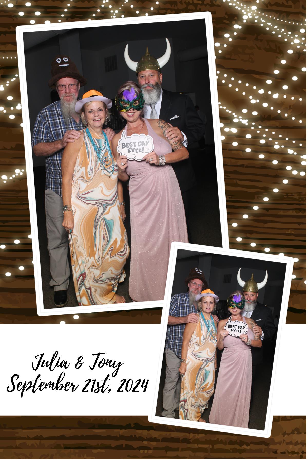 Julia & Tony | View more photos from the event at gallery.photoboothcincy.com/u/PhotoBoothCincy/Julia-Tony