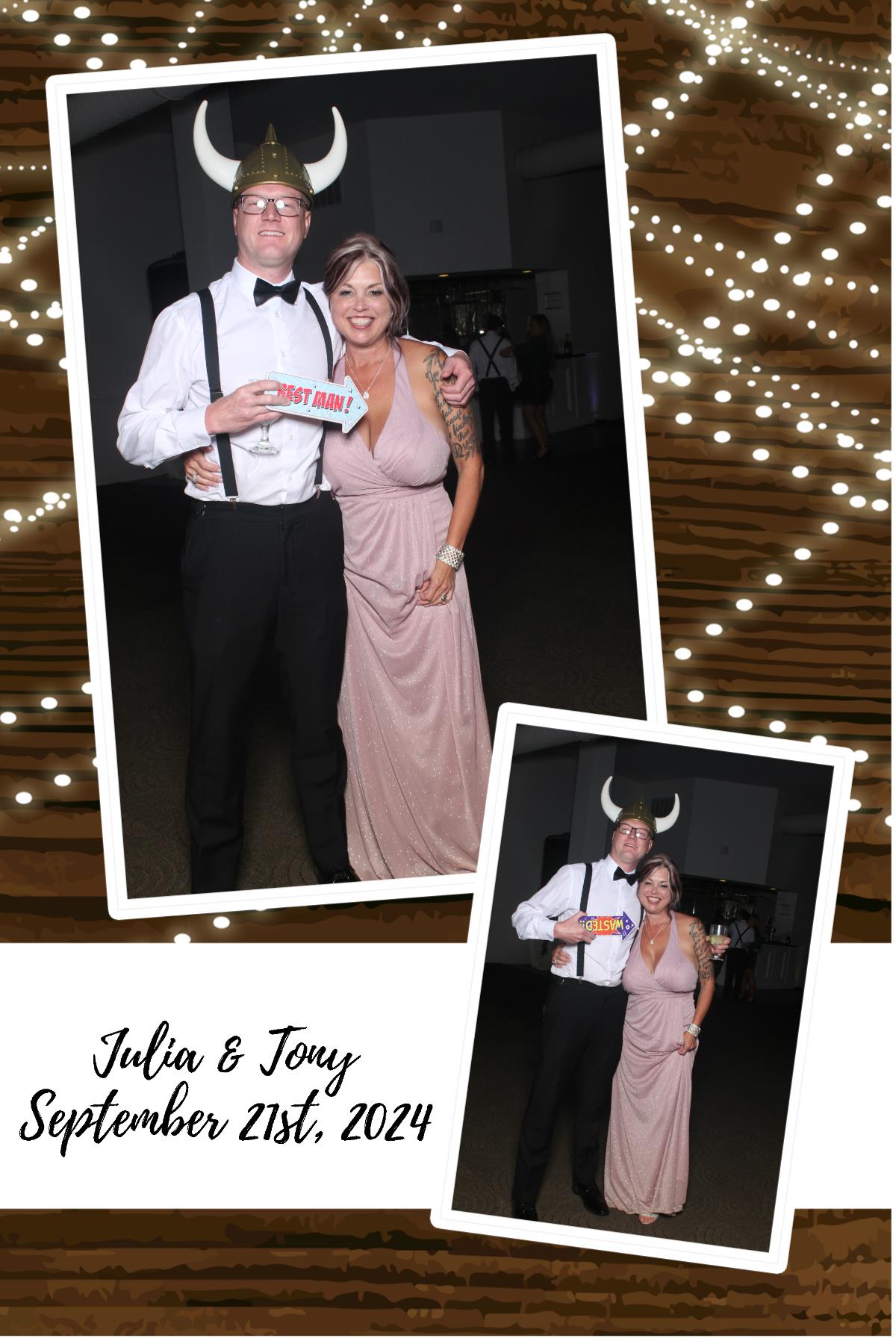 Julia & Tony | View more photos from the event at gallery.photoboothcincy.com/u/PhotoBoothCincy/Julia-Tony