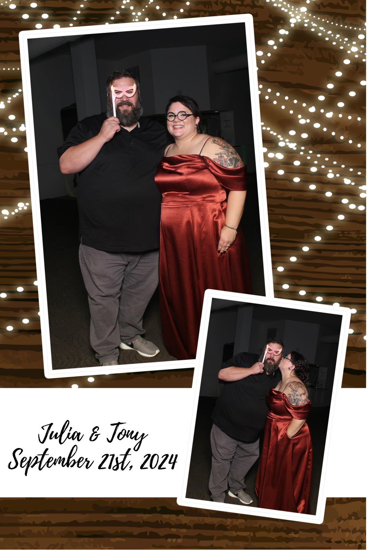 Julia & Tony | View more photos from the event at gallery.photoboothcincy.com/u/PhotoBoothCincy/Julia-Tony