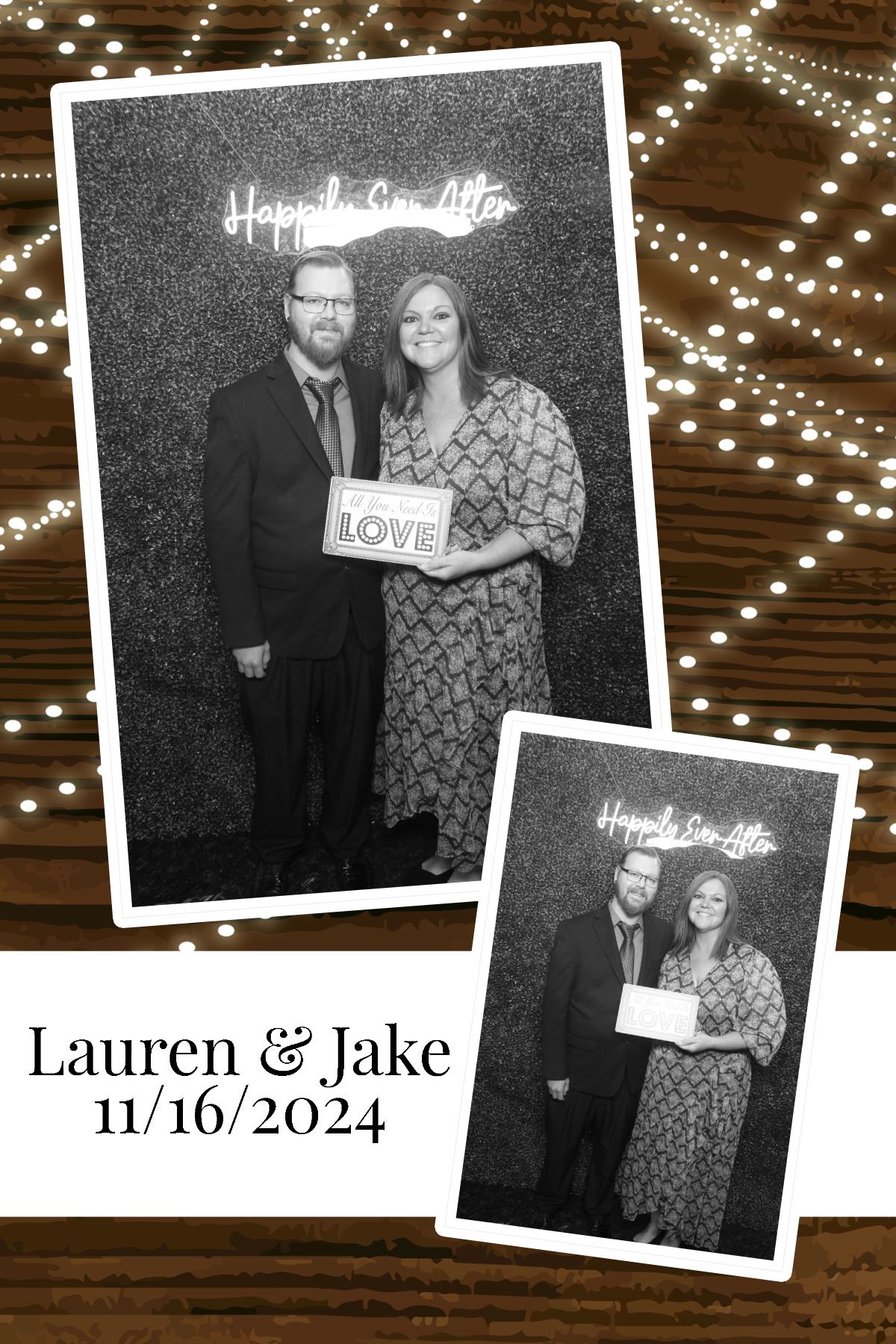 Lauren & Jake | View more photos from the event at gallery.photoboothcincy.com/u/PhotoBoothCincy/Lauren-Jake