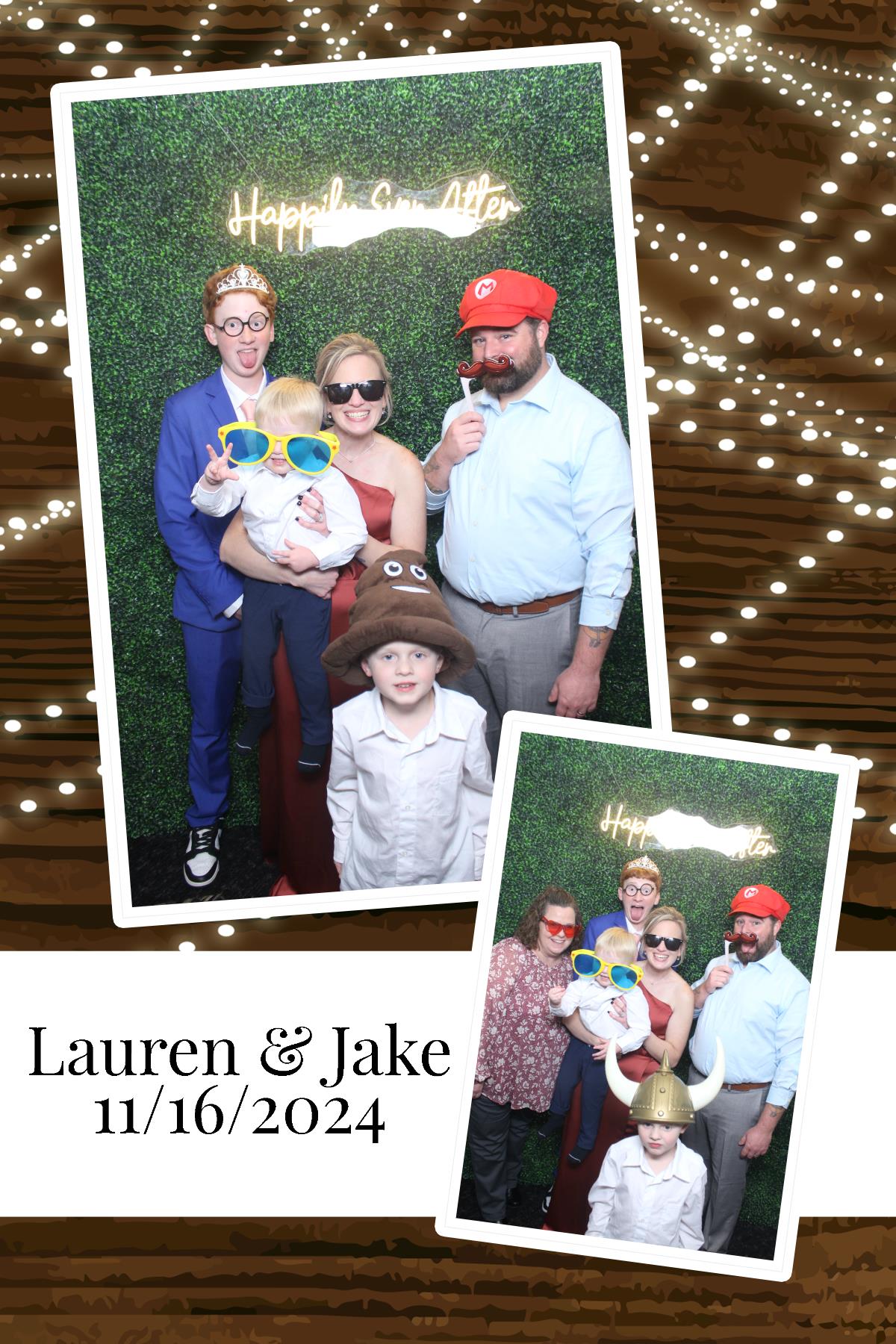 Lauren & Jake | View more photos from the event at gallery.photoboothcincy.com/u/PhotoBoothCincy/Lauren-Jake