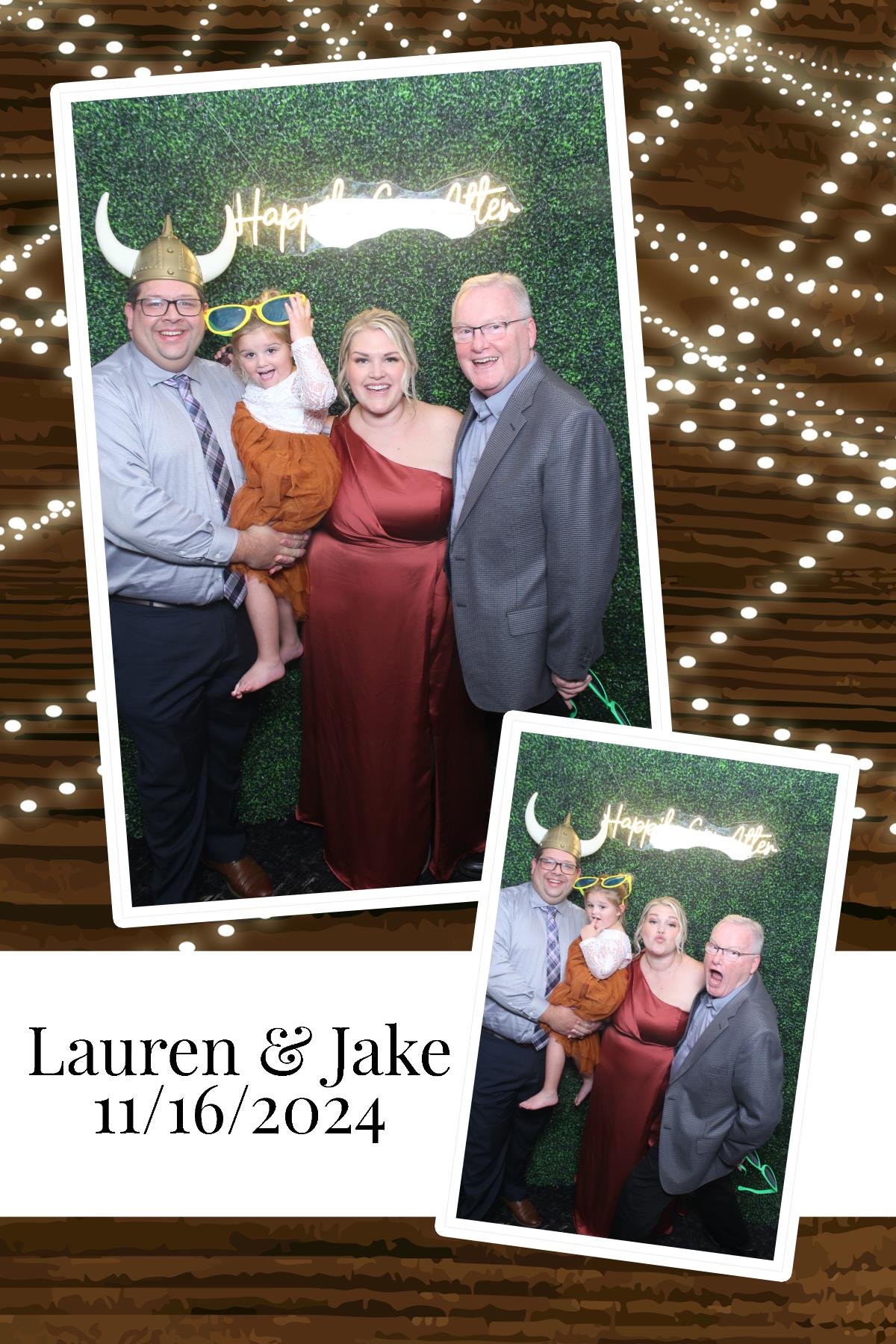 Lauren & Jake | View more photos from the event at gallery.photoboothcincy.com/u/PhotoBoothCincy/Lauren-Jake