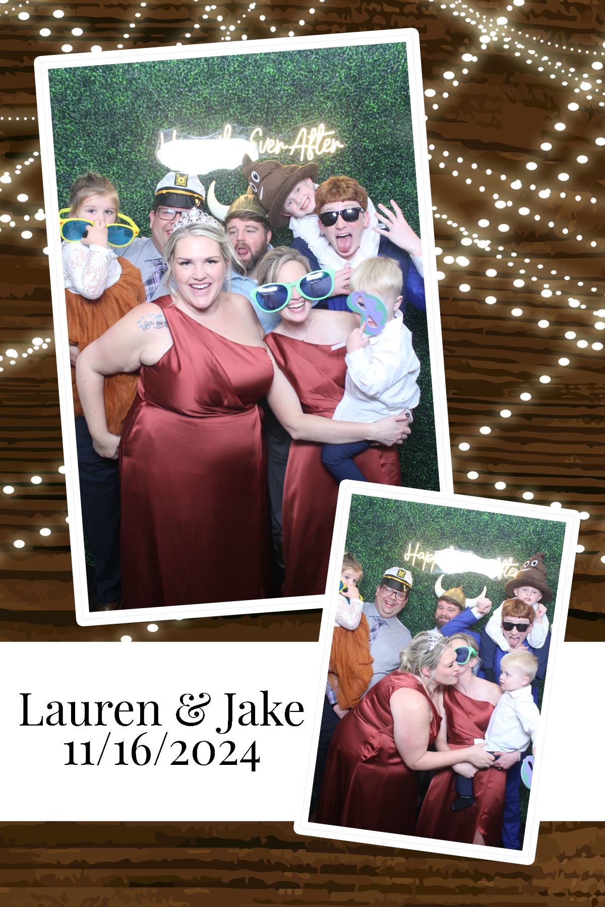 Lauren & Jake | View more photos from the event at gallery.photoboothcincy.com/u/PhotoBoothCincy/Lauren-Jake
