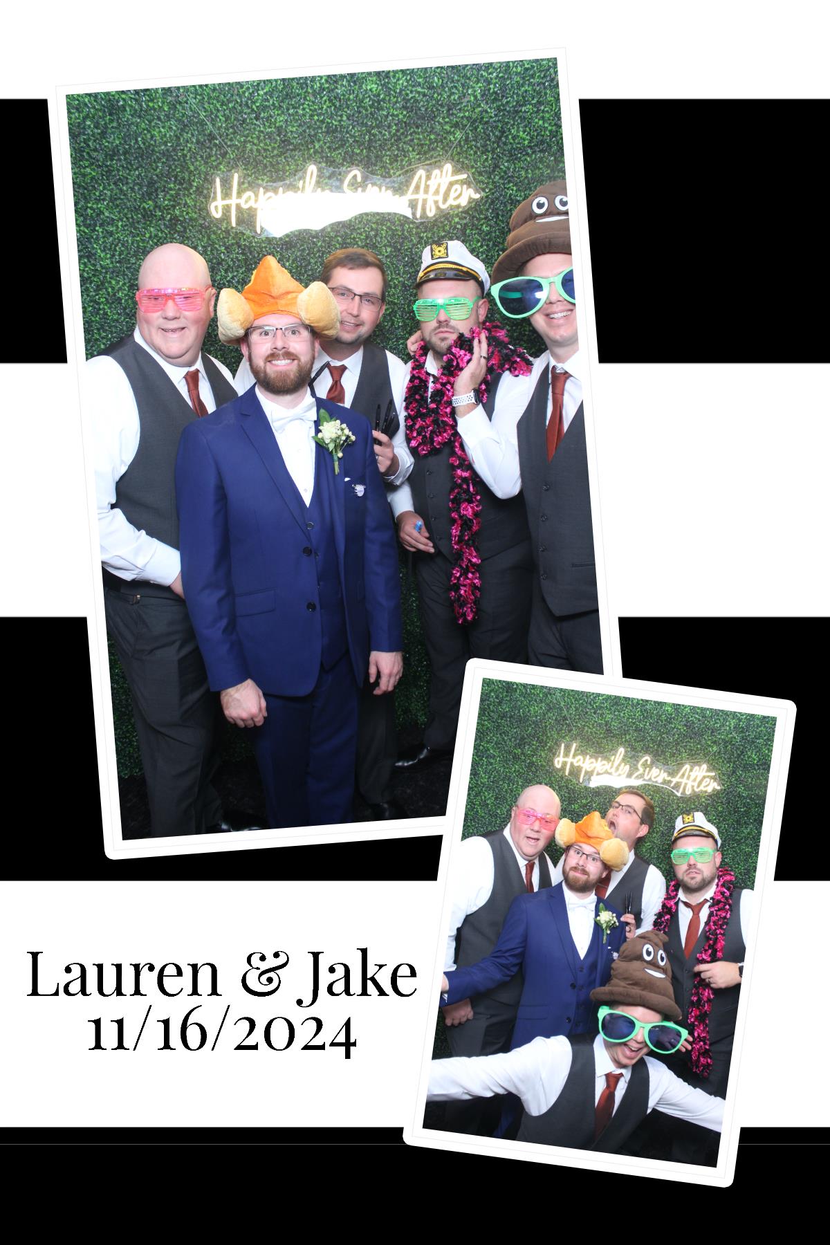 Lauren & Jake | View more photos from the event at gallery.photoboothcincy.com/u/PhotoBoothCincy/Lauren-Jake