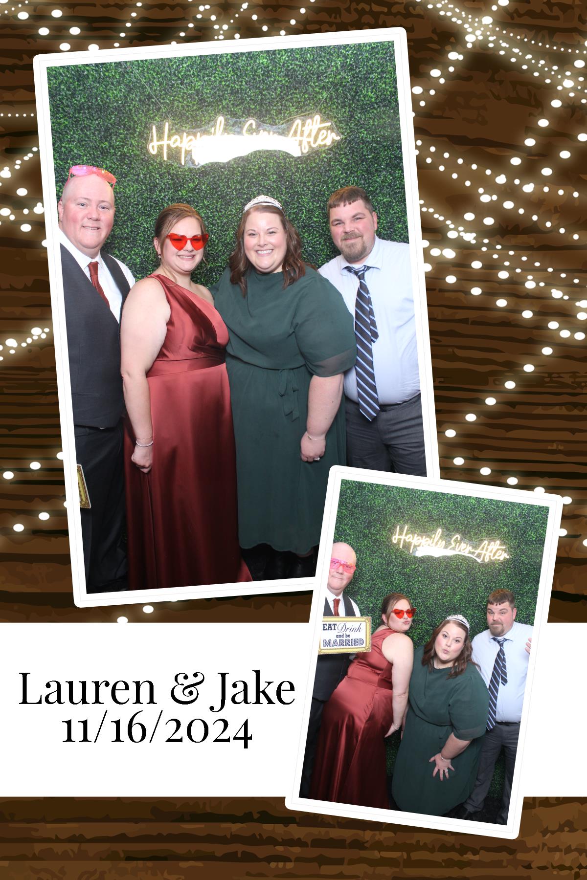 Lauren & Jake | View more photos from the event at gallery.photoboothcincy.com/u/PhotoBoothCincy/Lauren-Jake