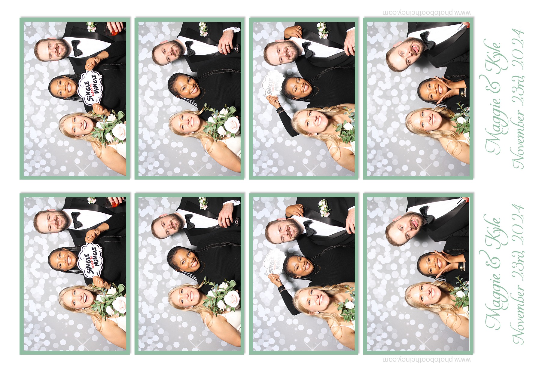 Maggie Keller Wedding Reception | View more photos from the event at gallery.photoboothcincy.com/u/PhotoBoothCincy/Maggie-Keller-Wedding-Reception