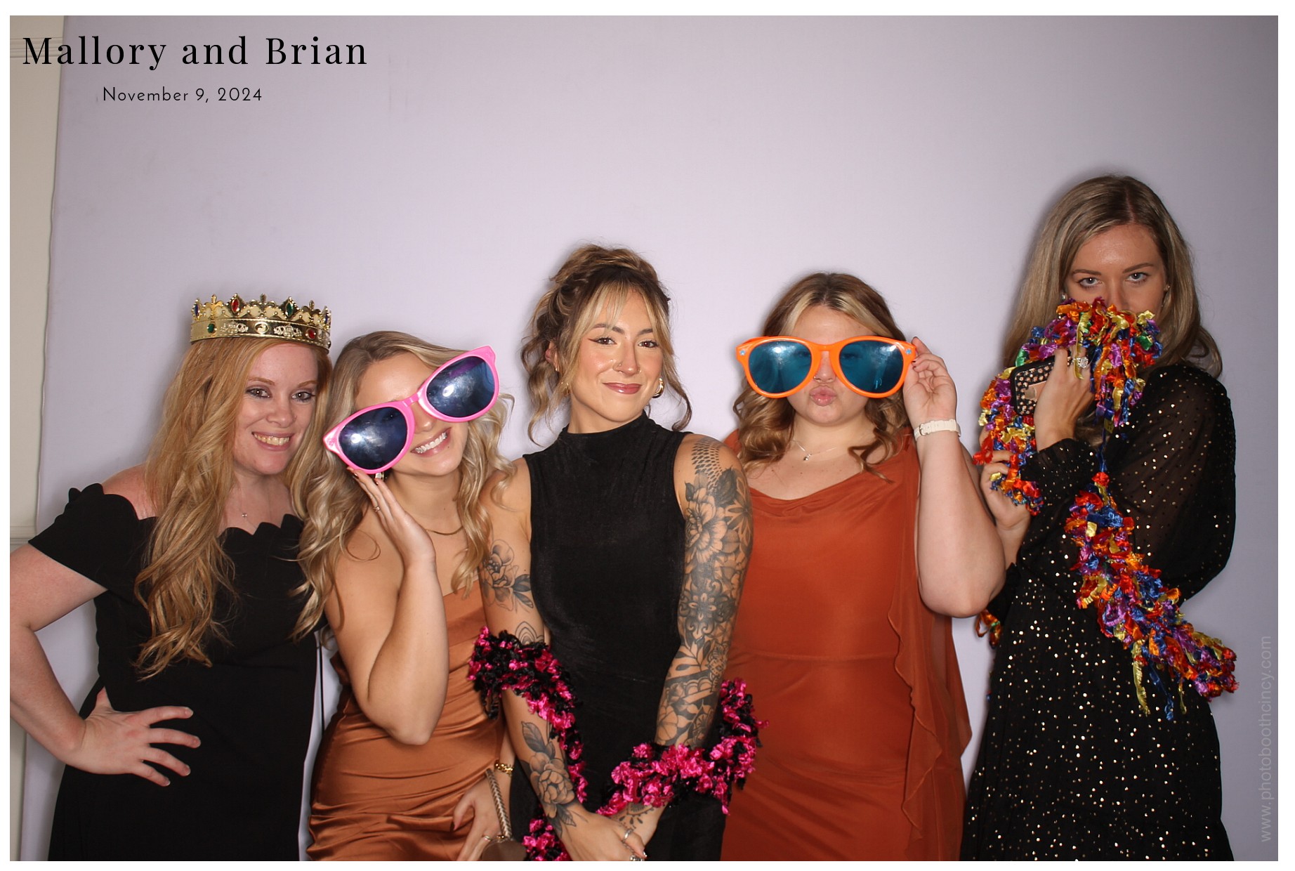 Mallory & Brian  | View more photos from the event at gallery.photoboothcincy.com/u/PhotoBoothCincy/Mallory-Brian