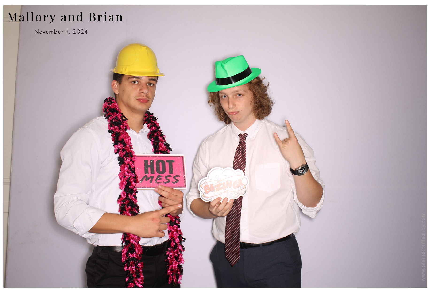 Mallory & Brian  | View more photos from the event at gallery.photoboothcincy.com/u/PhotoBoothCincy/Mallory-Brian