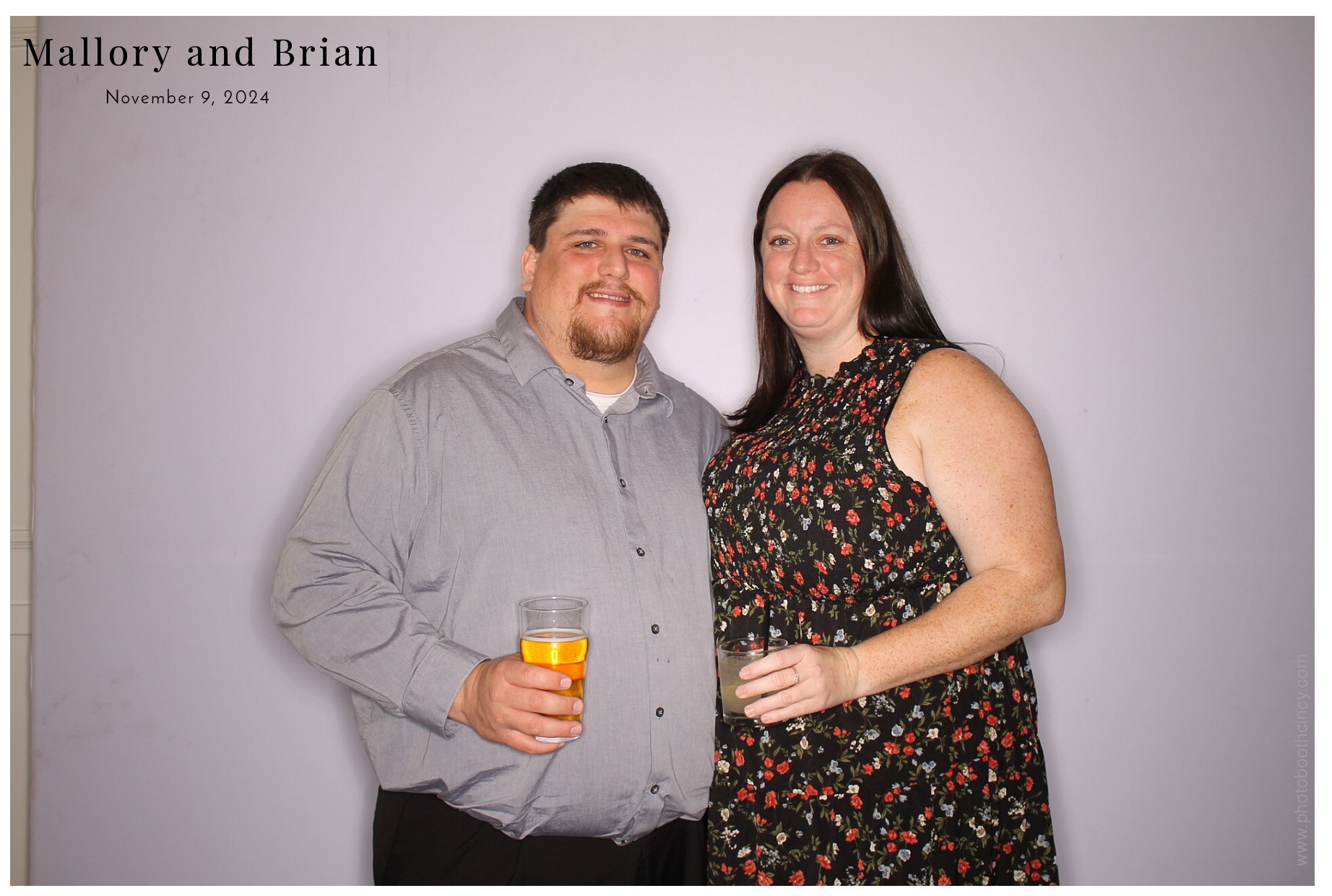 Mallory & Brian  | View more photos from the event at gallery.photoboothcincy.com/u/PhotoBoothCincy/Mallory-Brian