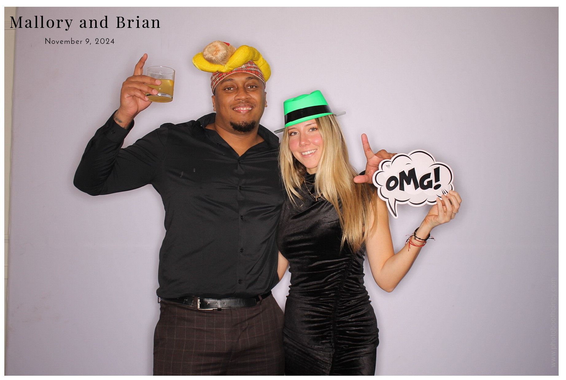 Mallory & Brian  | View more photos from the event at gallery.photoboothcincy.com/u/PhotoBoothCincy/Mallory-Brian