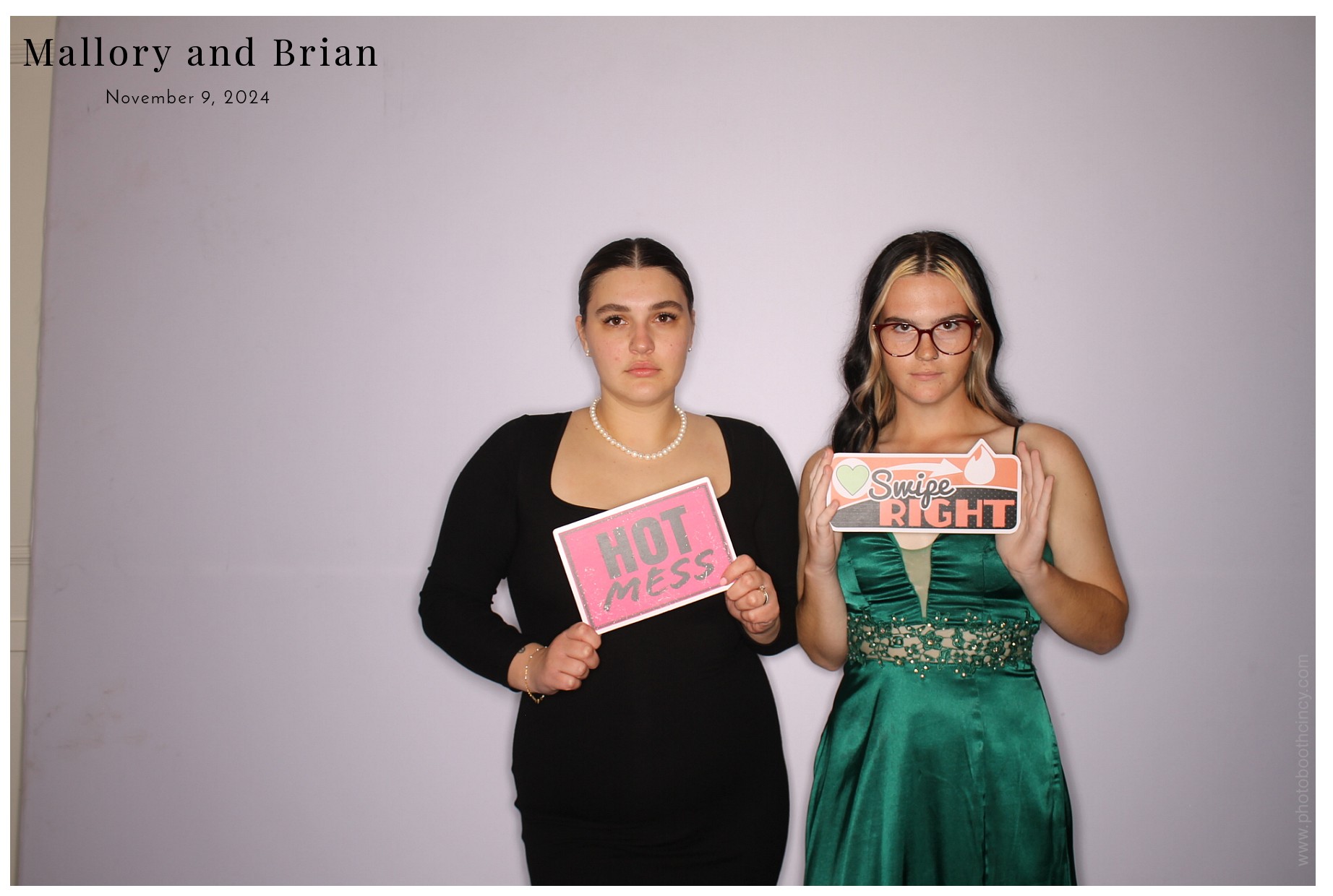 Mallory & Brian  | View more photos from the event at gallery.photoboothcincy.com/u/PhotoBoothCincy/Mallory-Brian