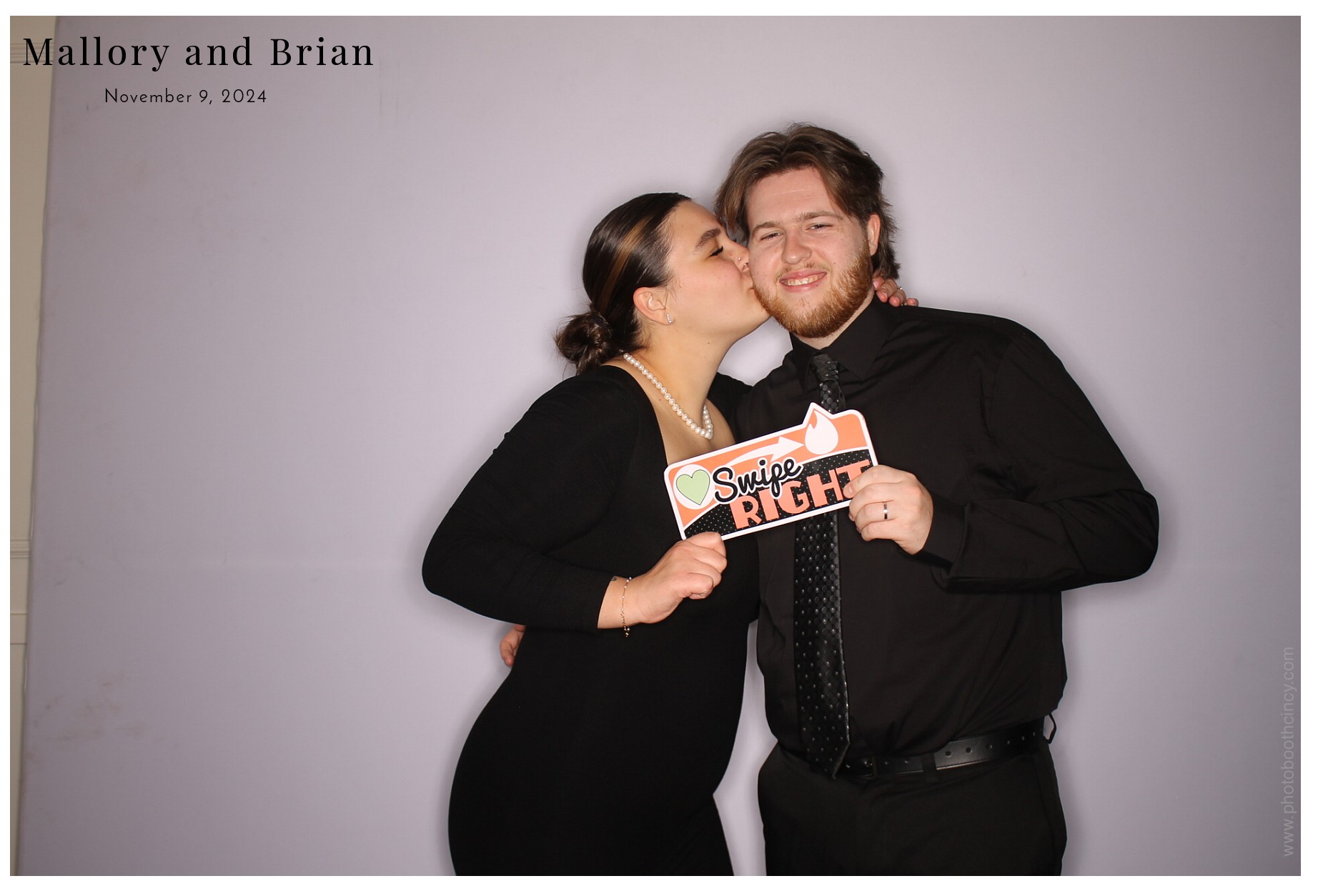 Mallory & Brian  | View more photos from the event at gallery.photoboothcincy.com/u/PhotoBoothCincy/Mallory-Brian