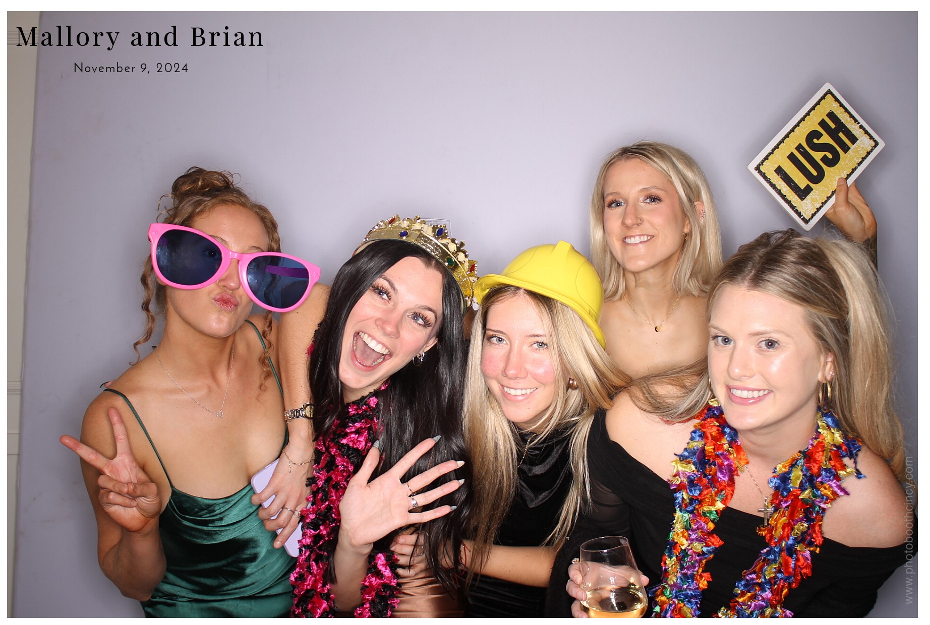 Mallory & Brian  | View more photos from the event at gallery.photoboothcincy.com/u/PhotoBoothCincy/Mallory-Brian