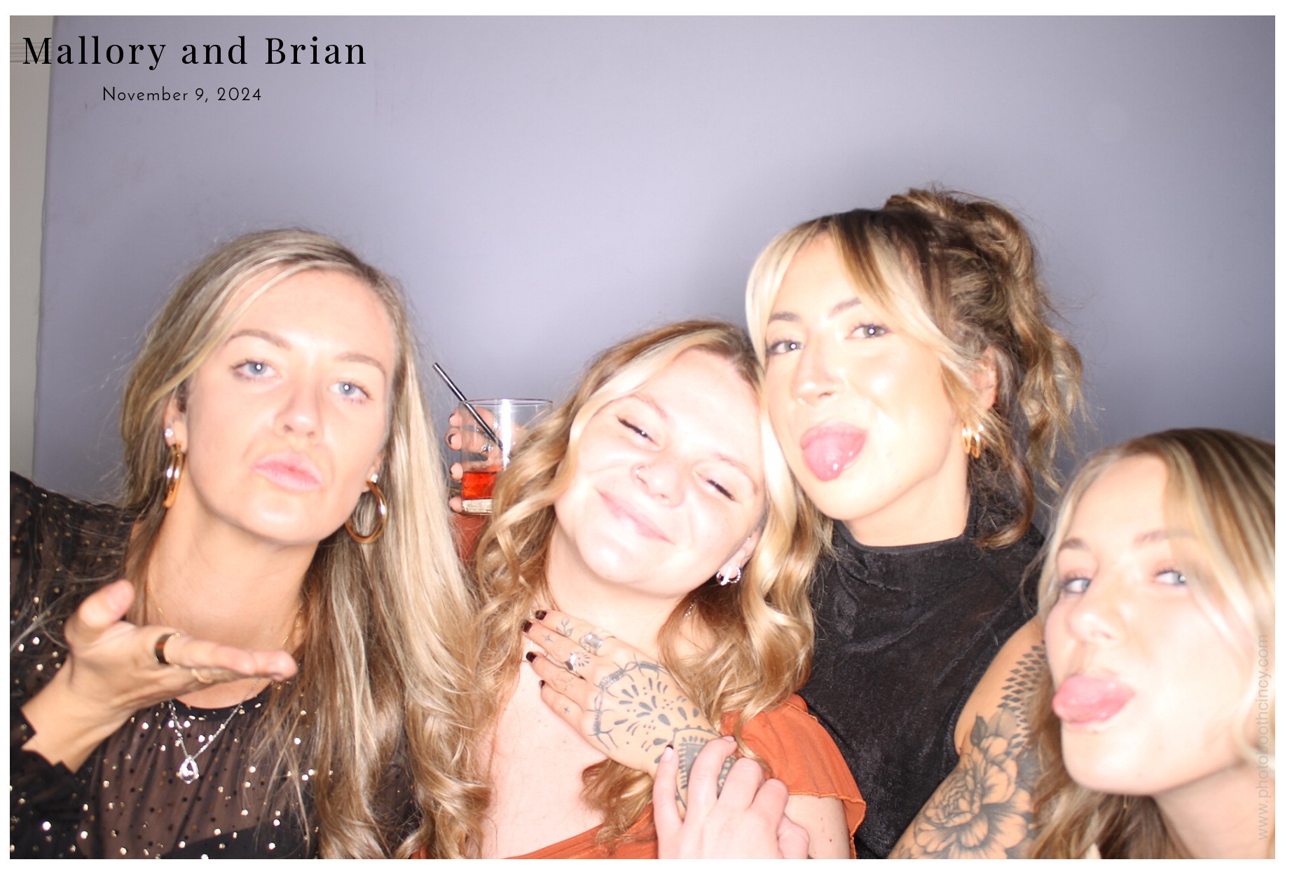 Mallory & Brian  | View more photos from the event at gallery.photoboothcincy.com/u/PhotoBoothCincy/Mallory-Brian
