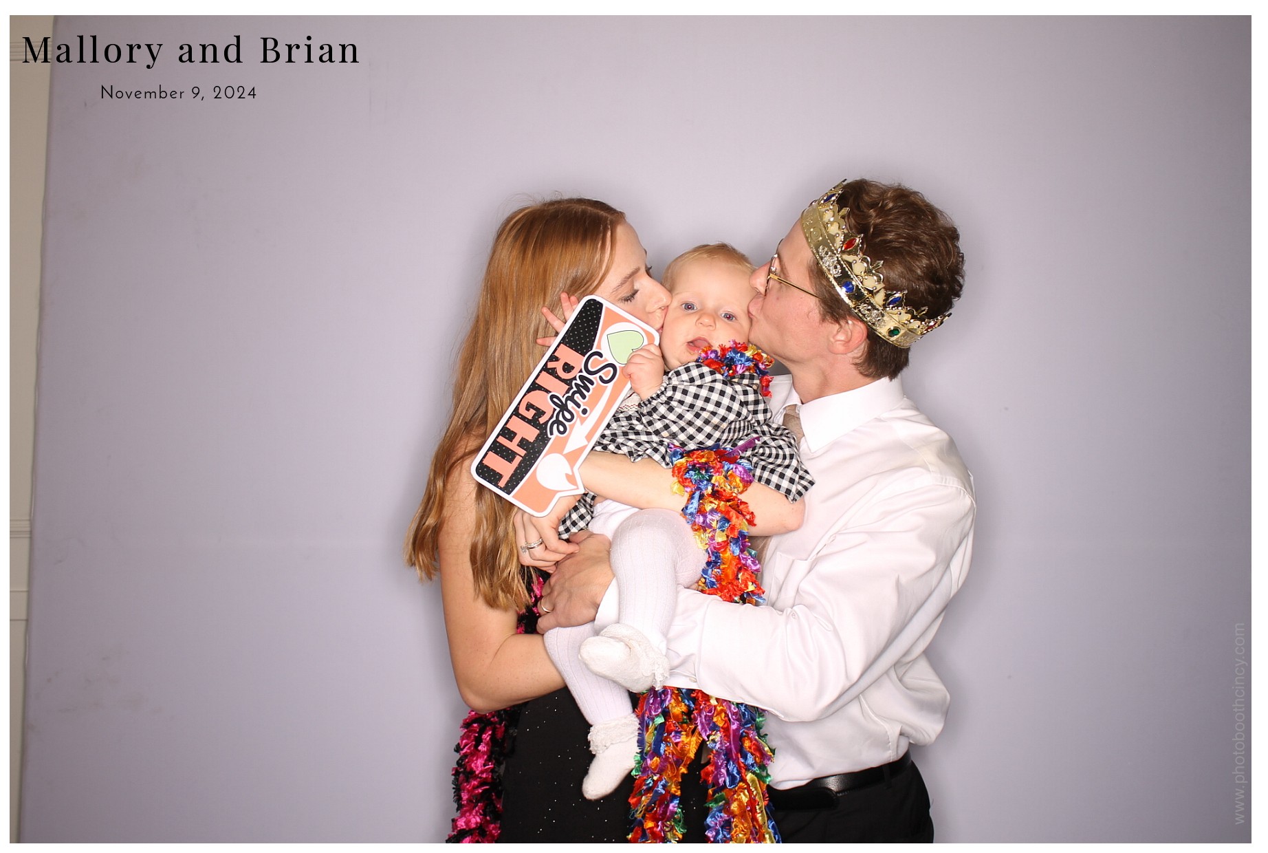 Mallory & Brian  | View more photos from the event at gallery.photoboothcincy.com/u/PhotoBoothCincy/Mallory-Brian