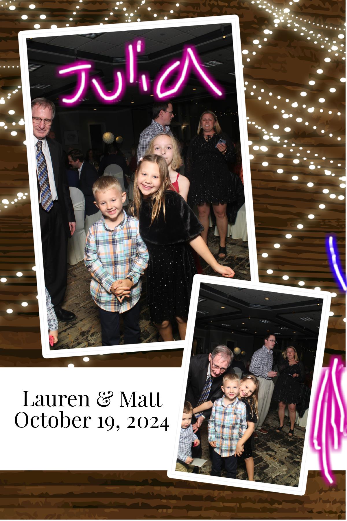 Matt & Lauren | View more photos from the event at gallery.photoboothcincy.com/u/PhotoBoothCincy/Matt-Lauren