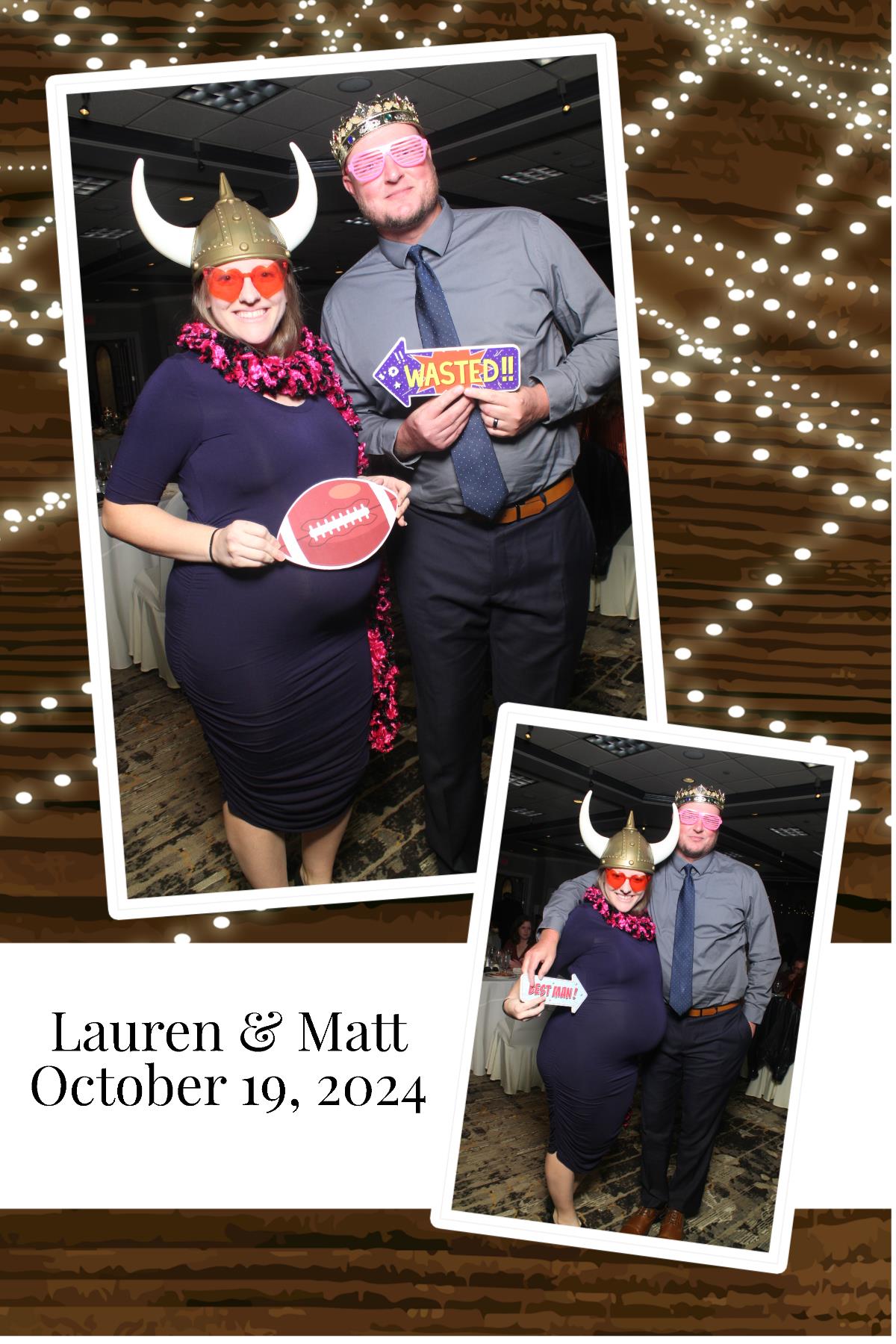 Matt & Lauren | View more photos from the event at gallery.photoboothcincy.com/u/PhotoBoothCincy/Matt-Lauren