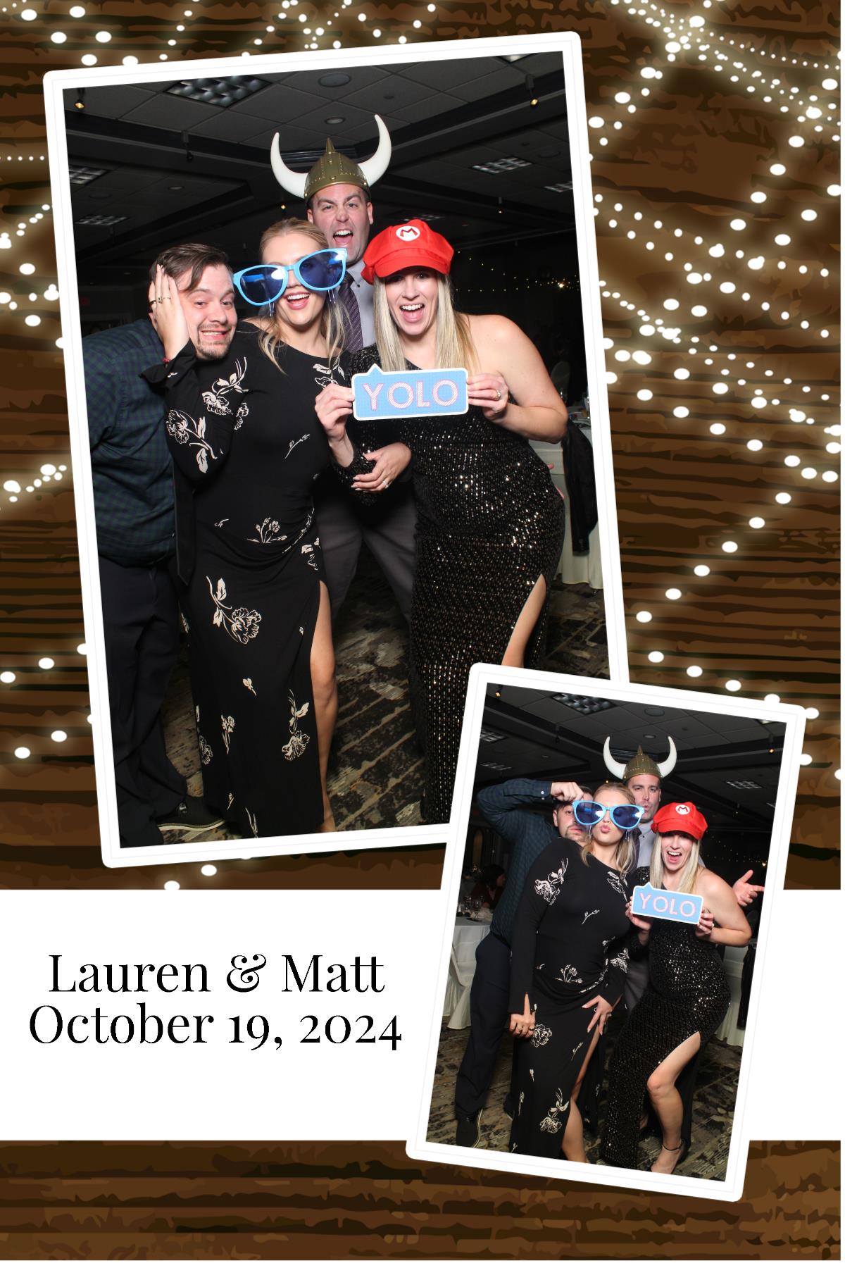 Matt & Lauren | View more photos from the event at gallery.photoboothcincy.com/u/PhotoBoothCincy/Matt-Lauren