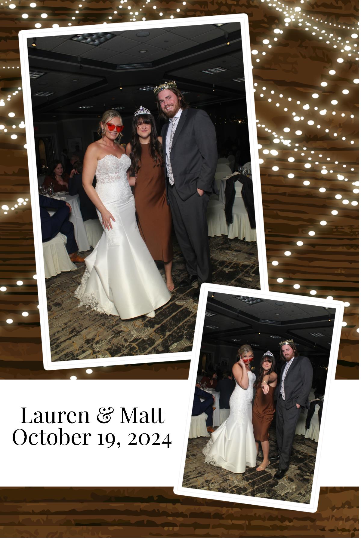 Matt & Lauren | View more photos from the event at gallery.photoboothcincy.com/u/PhotoBoothCincy/Matt-Lauren