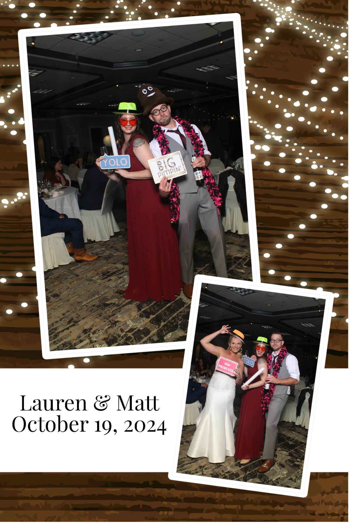Matt & Lauren | View more photos from the event at gallery.photoboothcincy.com/u/PhotoBoothCincy/Matt-Lauren