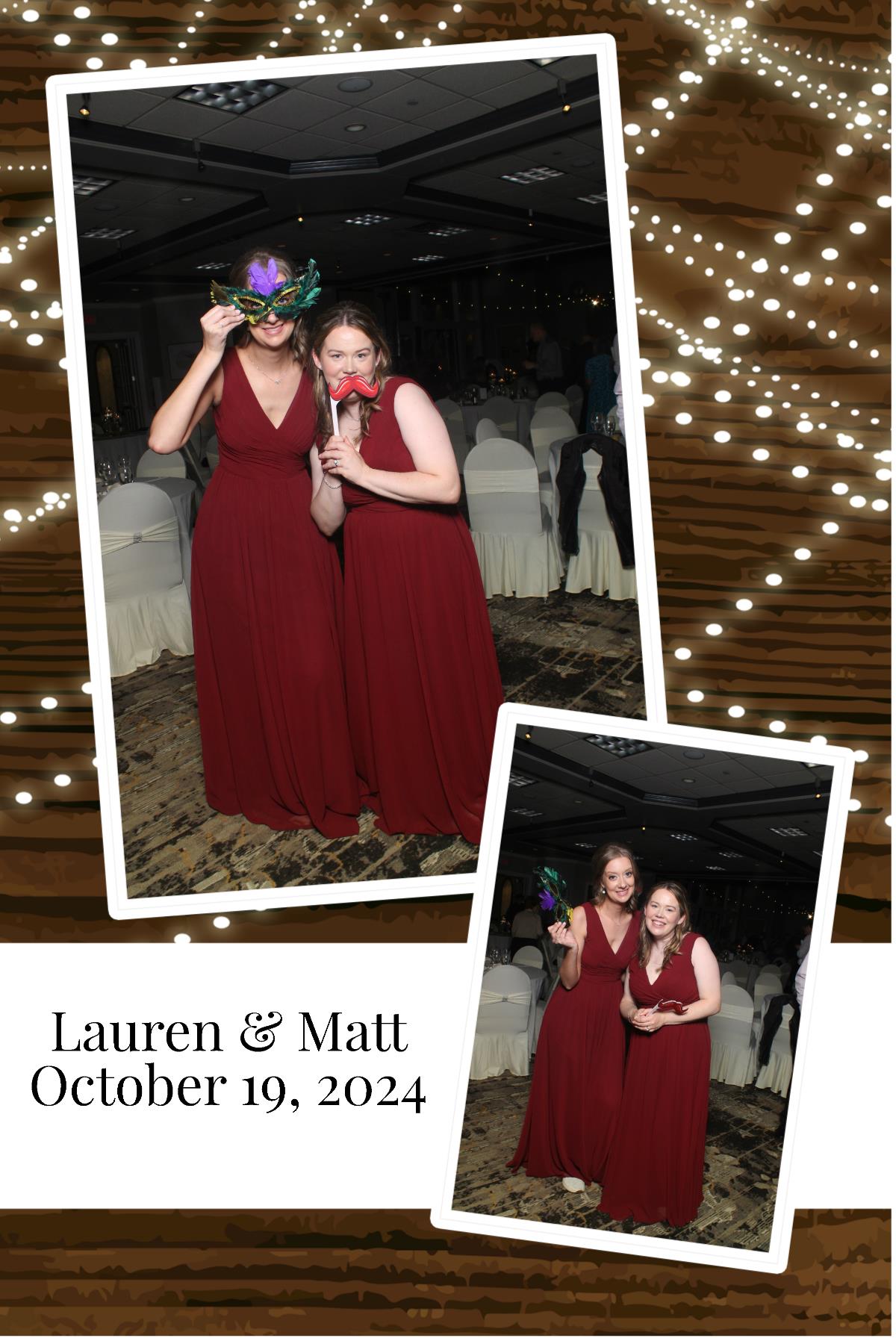 Matt & Lauren | View more photos from the event at gallery.photoboothcincy.com/u/PhotoBoothCincy/Matt-Lauren