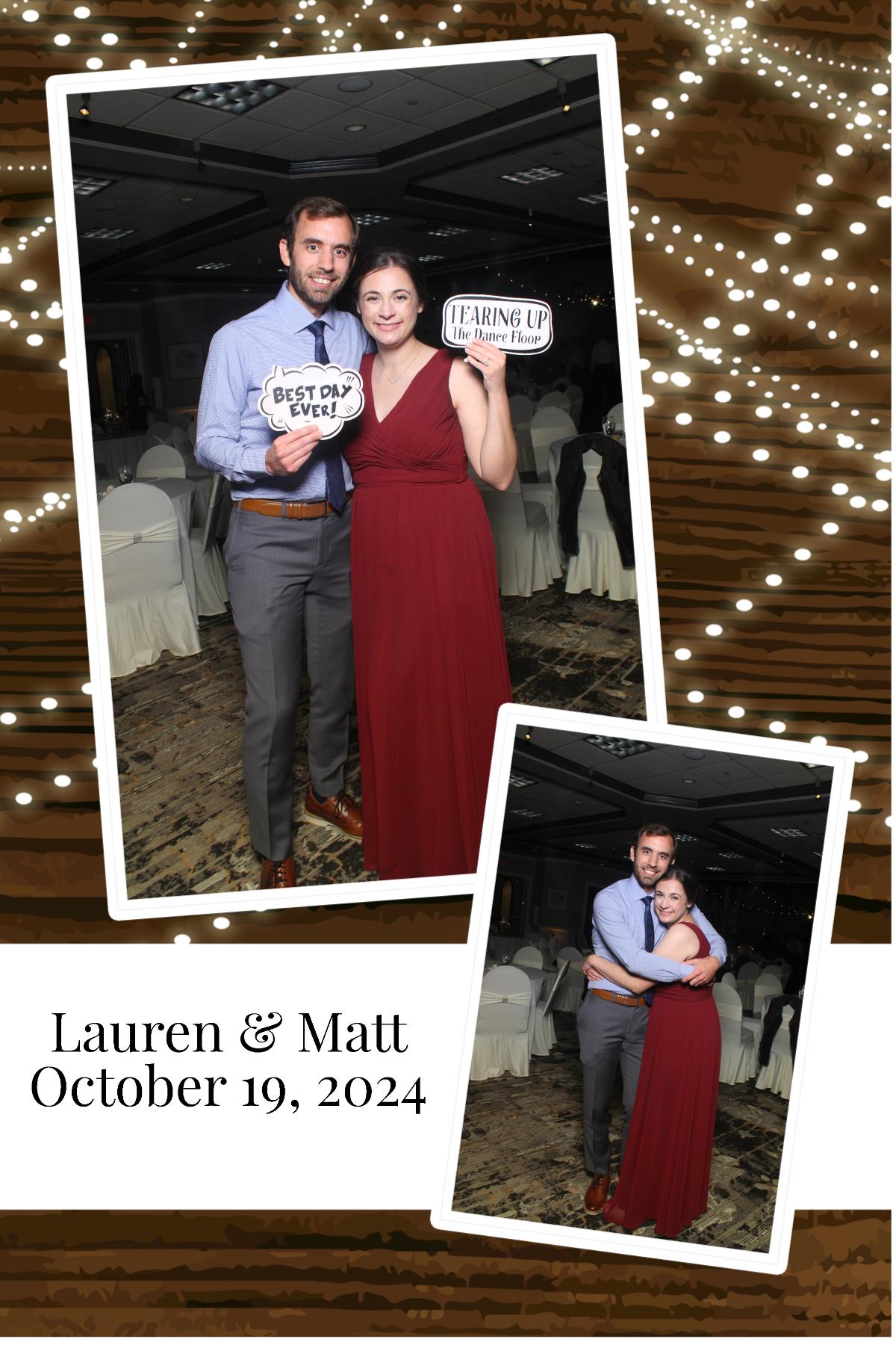 Matt & Lauren | View more photos from the event at gallery.photoboothcincy.com/u/PhotoBoothCincy/Matt-Lauren