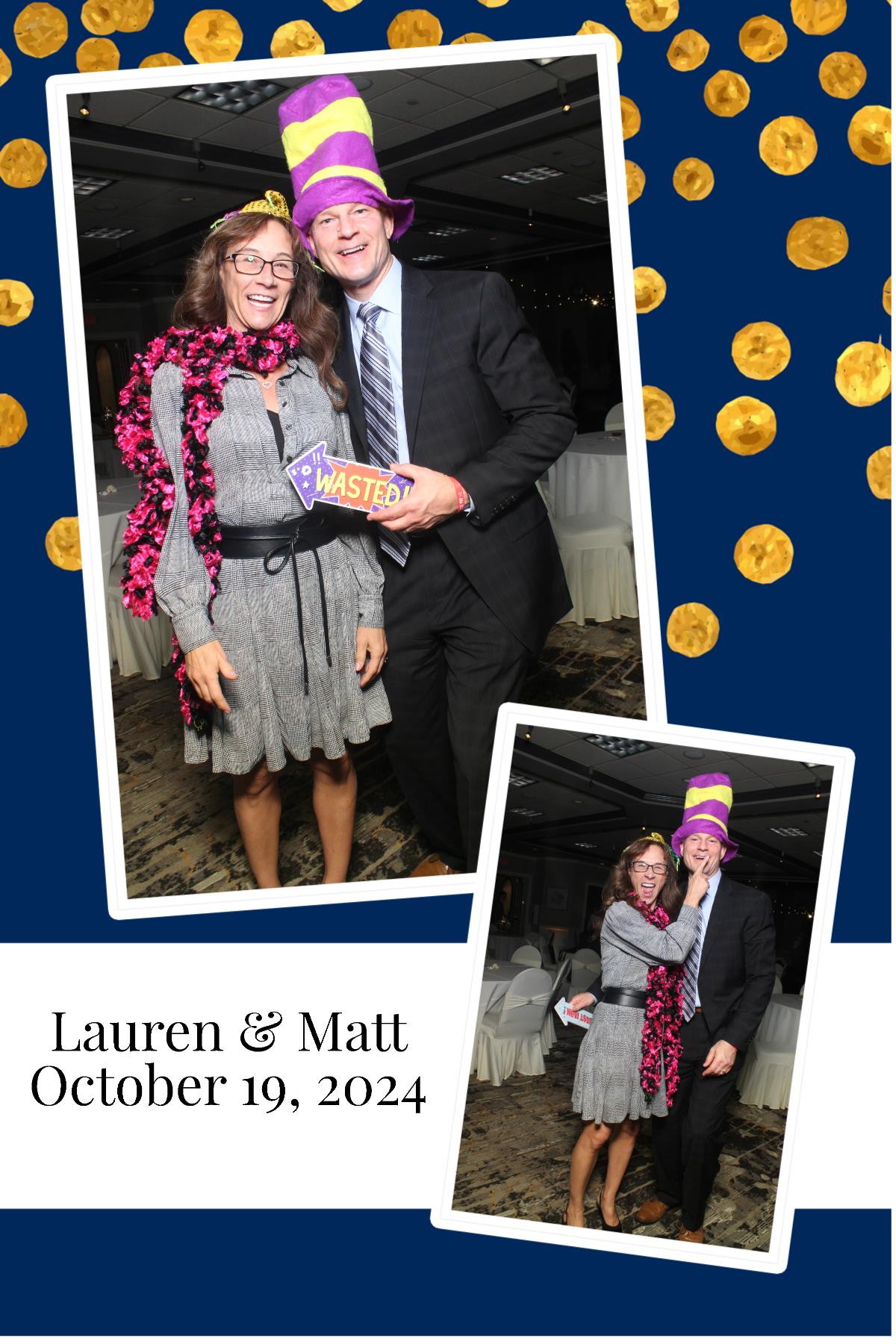 Matt & Lauren | View more photos from the event at gallery.photoboothcincy.com/u/PhotoBoothCincy/Matt-Lauren