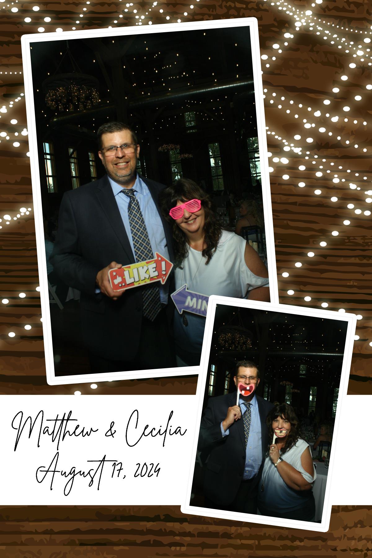 Matthew & Cecilia | View more photos from the event at gallery.photoboothcincy.com/u/PhotoBoothCincy/Matthew-Cecilia