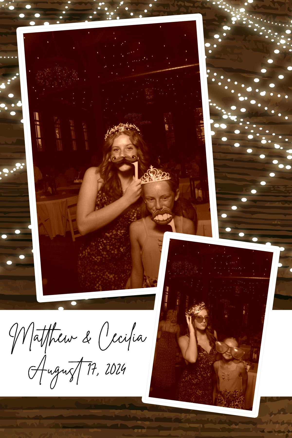 Matthew & Cecilia | View more photos from the event at gallery.photoboothcincy.com/u/PhotoBoothCincy/Matthew-Cecilia