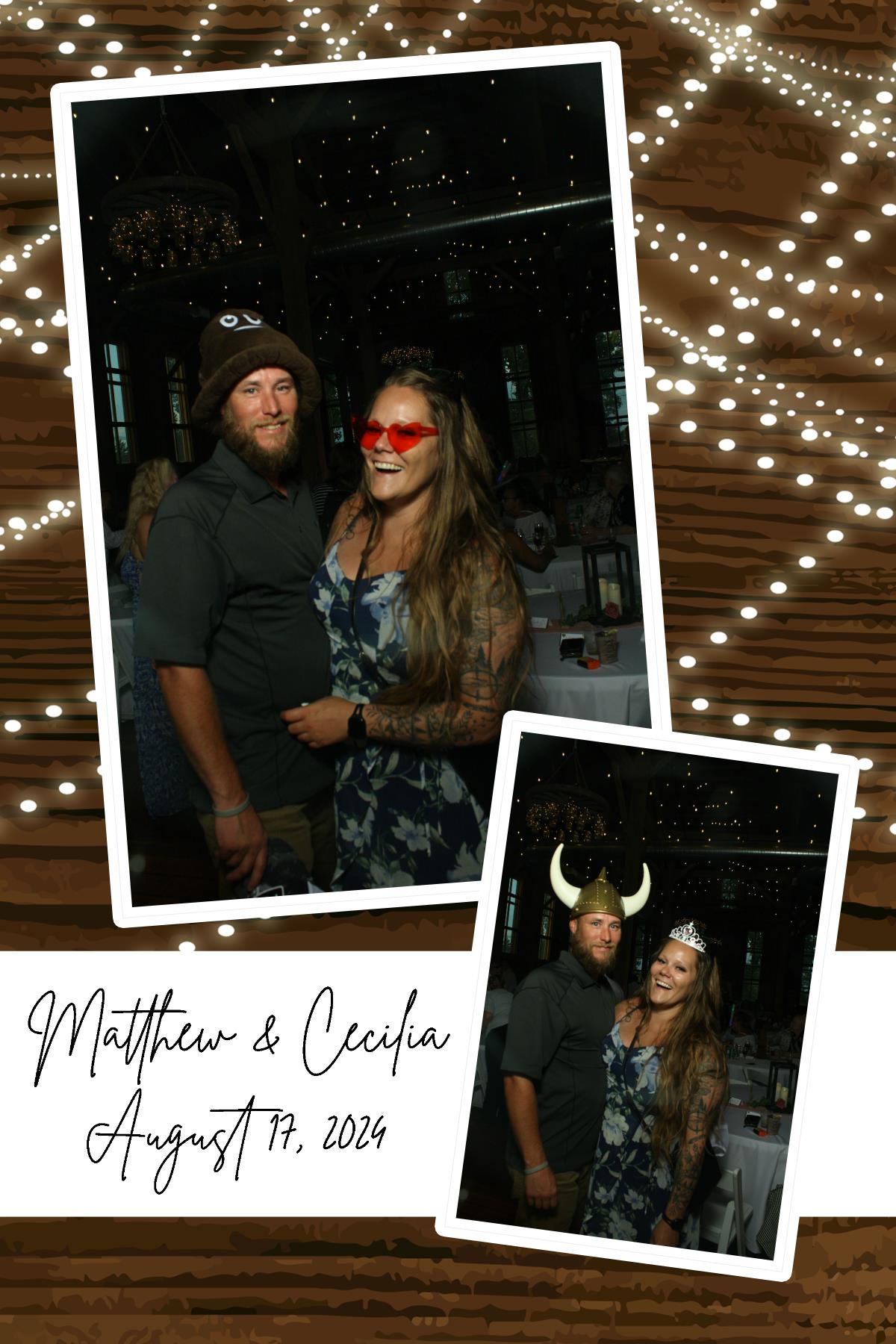 Matthew & Cecilia | View more photos from the event at gallery.photoboothcincy.com/u/PhotoBoothCincy/Matthew-Cecilia