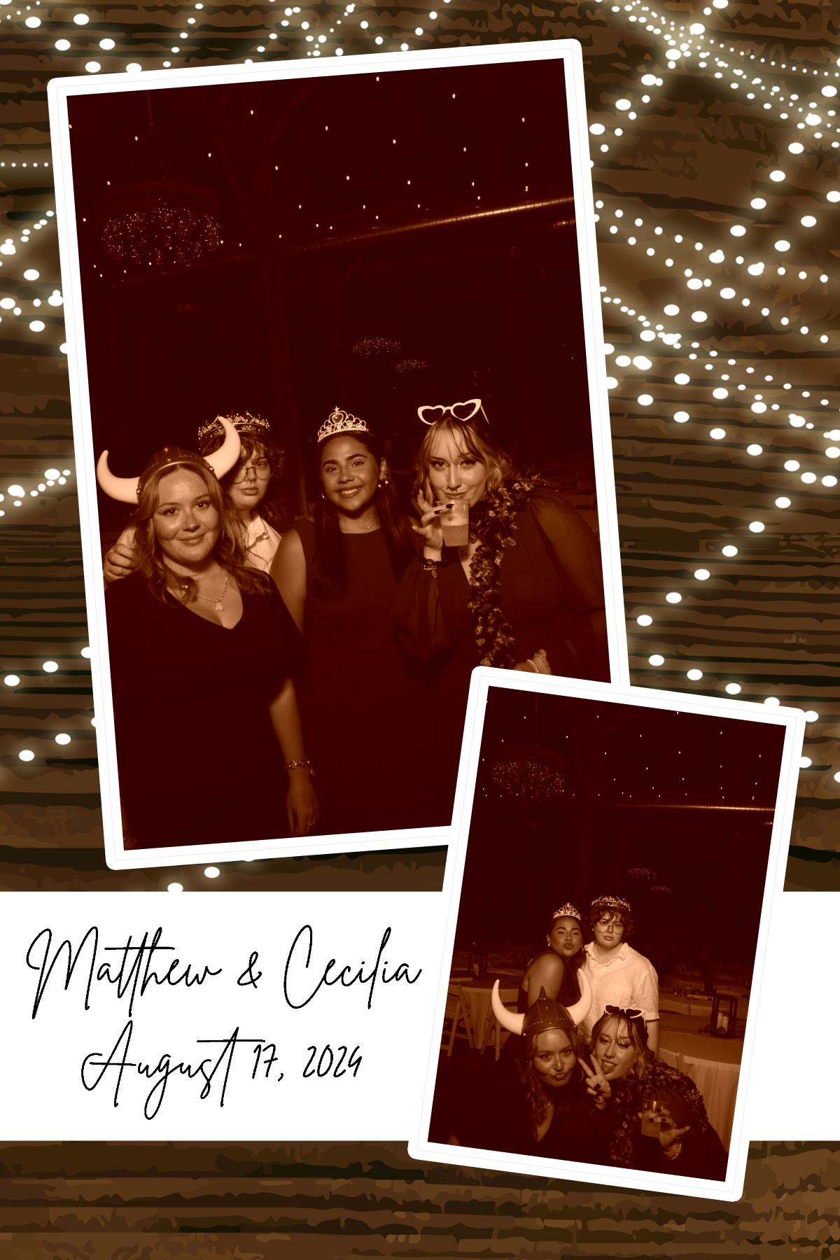 Matthew & Cecilia | View more photos from the event at gallery.photoboothcincy.com/u/PhotoBoothCincy/Matthew-Cecilia