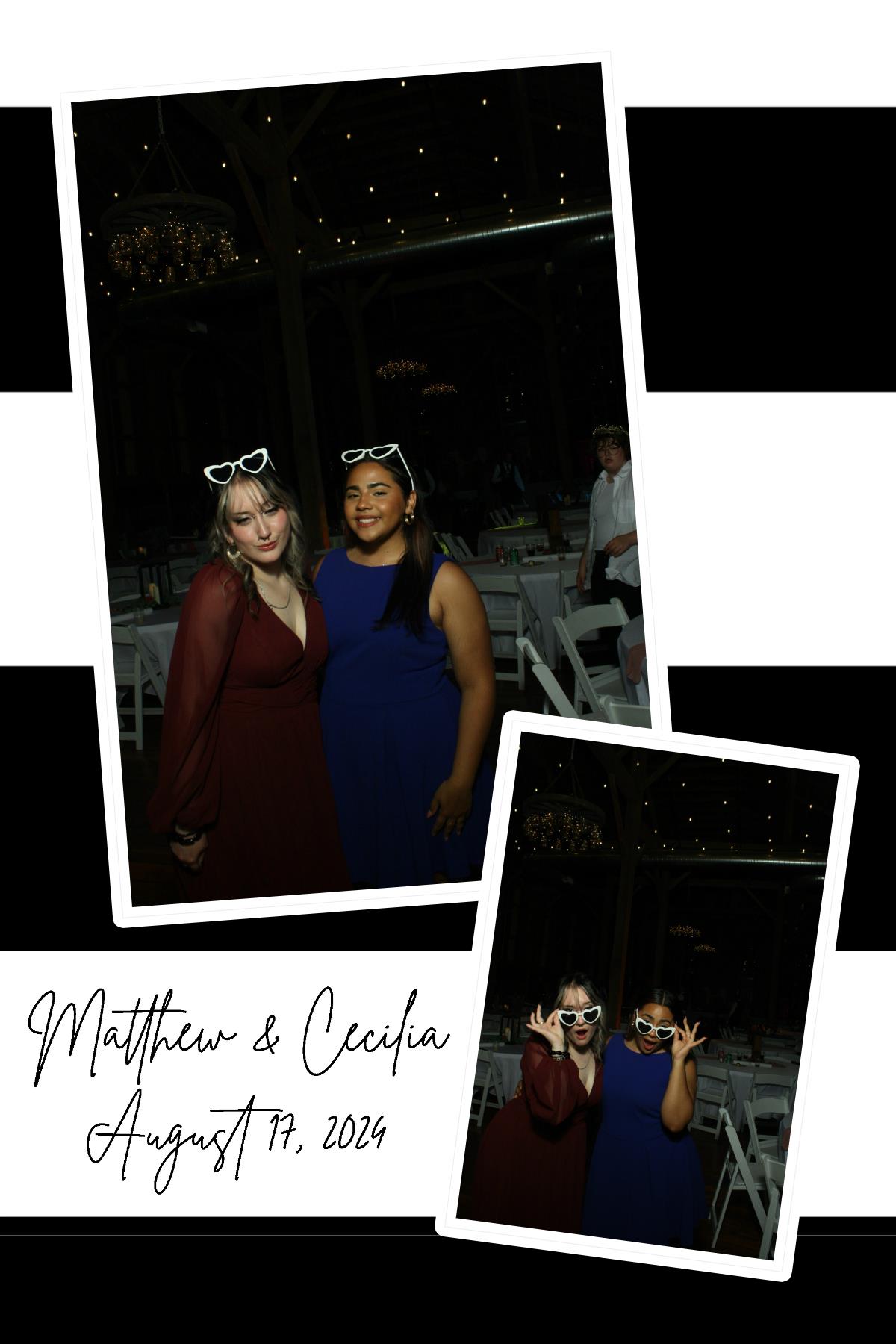 Matthew & Cecilia | View more photos from the event at gallery.photoboothcincy.com/u/PhotoBoothCincy/Matthew-Cecilia