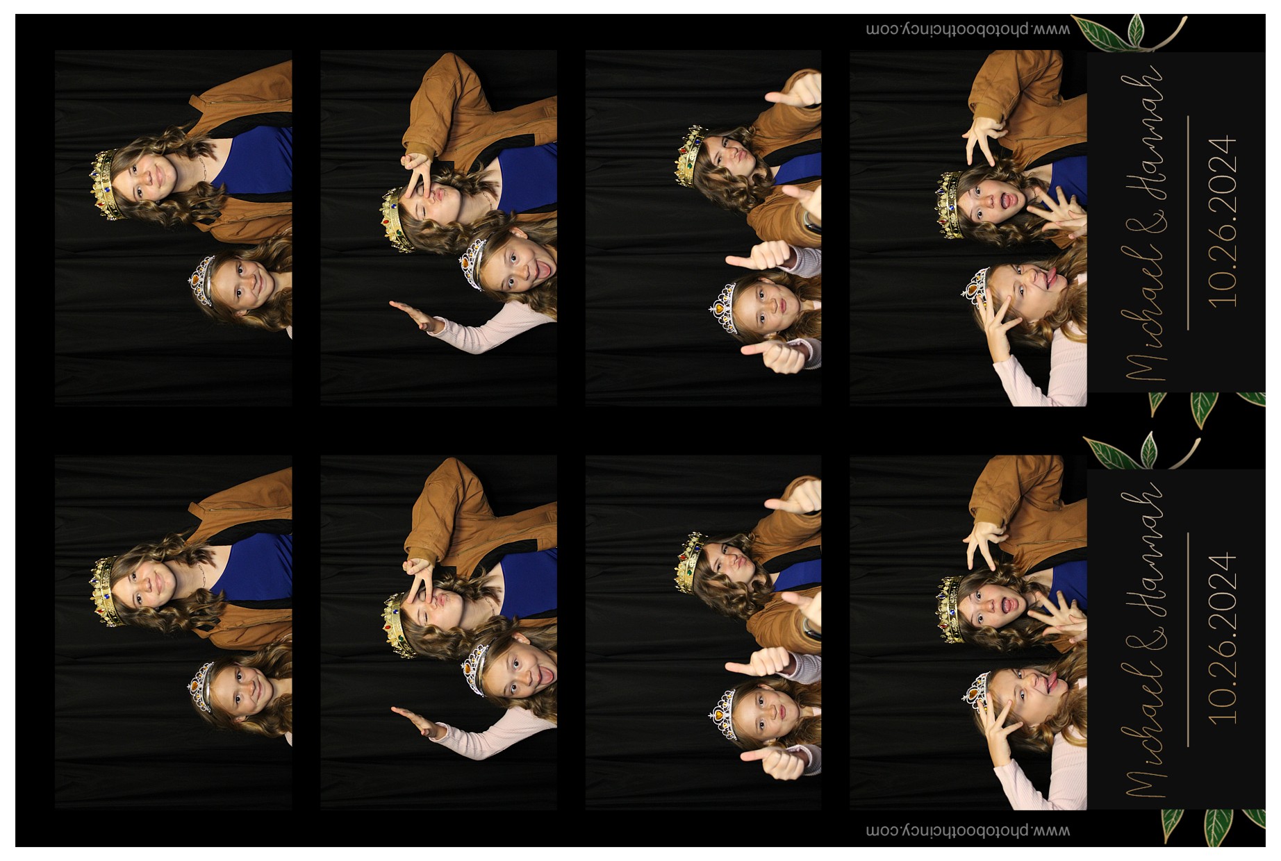 Michael & Hannah Wells!  | View more photos from the event at gallery.photoboothcincy.com/u/PhotoBoothCincy/Michael-Hannah-Wells