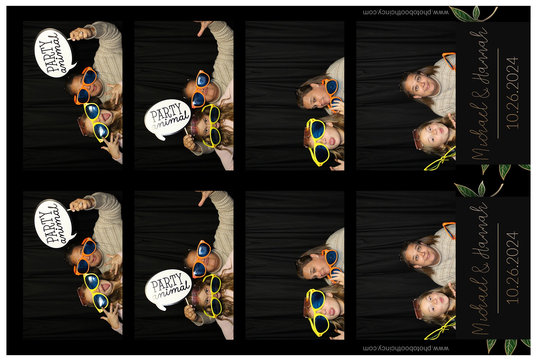 Michael & Hannah Wells!  | View more photos from the event at gallery.photoboothcincy.com/u/PhotoBoothCincy/Michael-Hannah-Wells