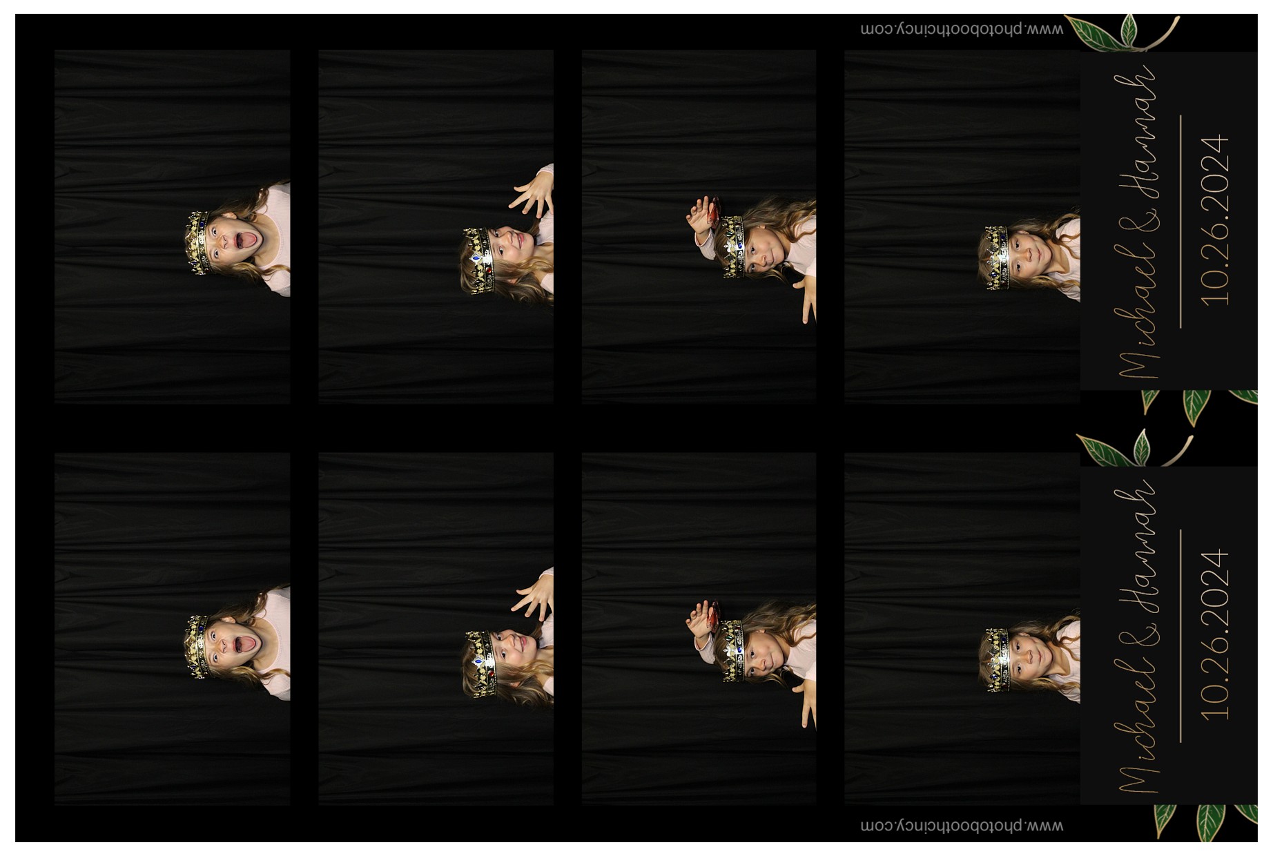 Michael & Hannah Wells!  | View more photos from the event at gallery.photoboothcincy.com/u/PhotoBoothCincy/Michael-Hannah-Wells