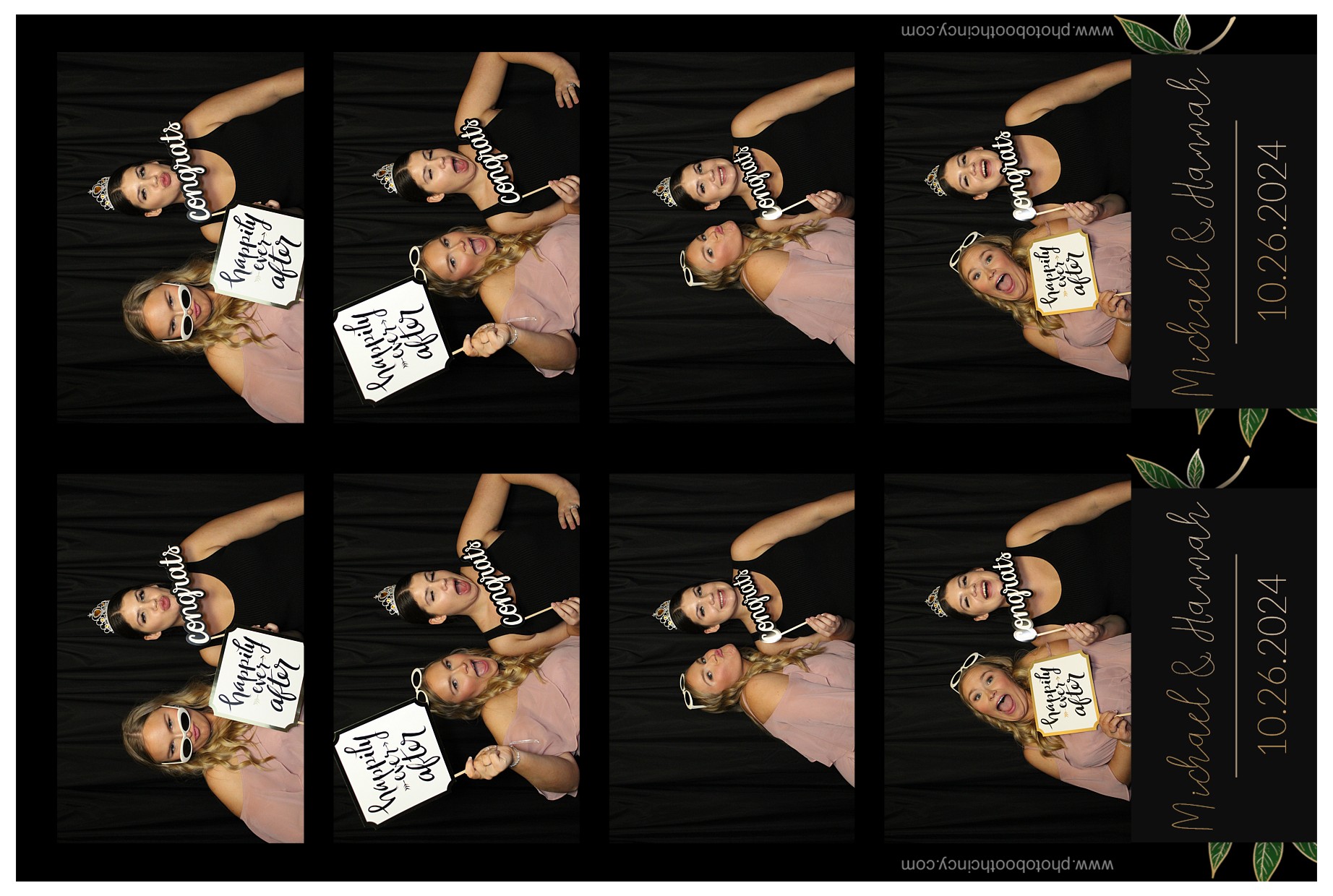 Michael & Hannah Wells!  | View more photos from the event at gallery.photoboothcincy.com/u/PhotoBoothCincy/Michael-Hannah-Wells