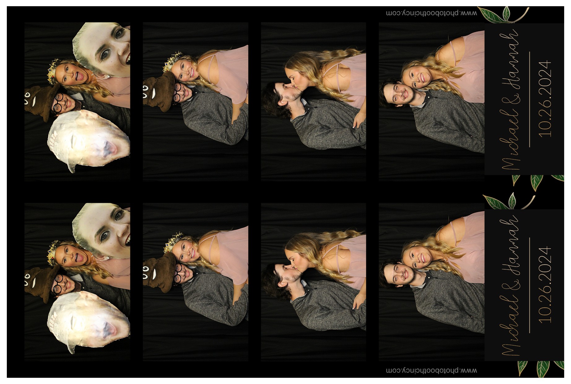 Michael & Hannah Wells!  | View more photos from the event at gallery.photoboothcincy.com/u/PhotoBoothCincy/Michael-Hannah-Wells