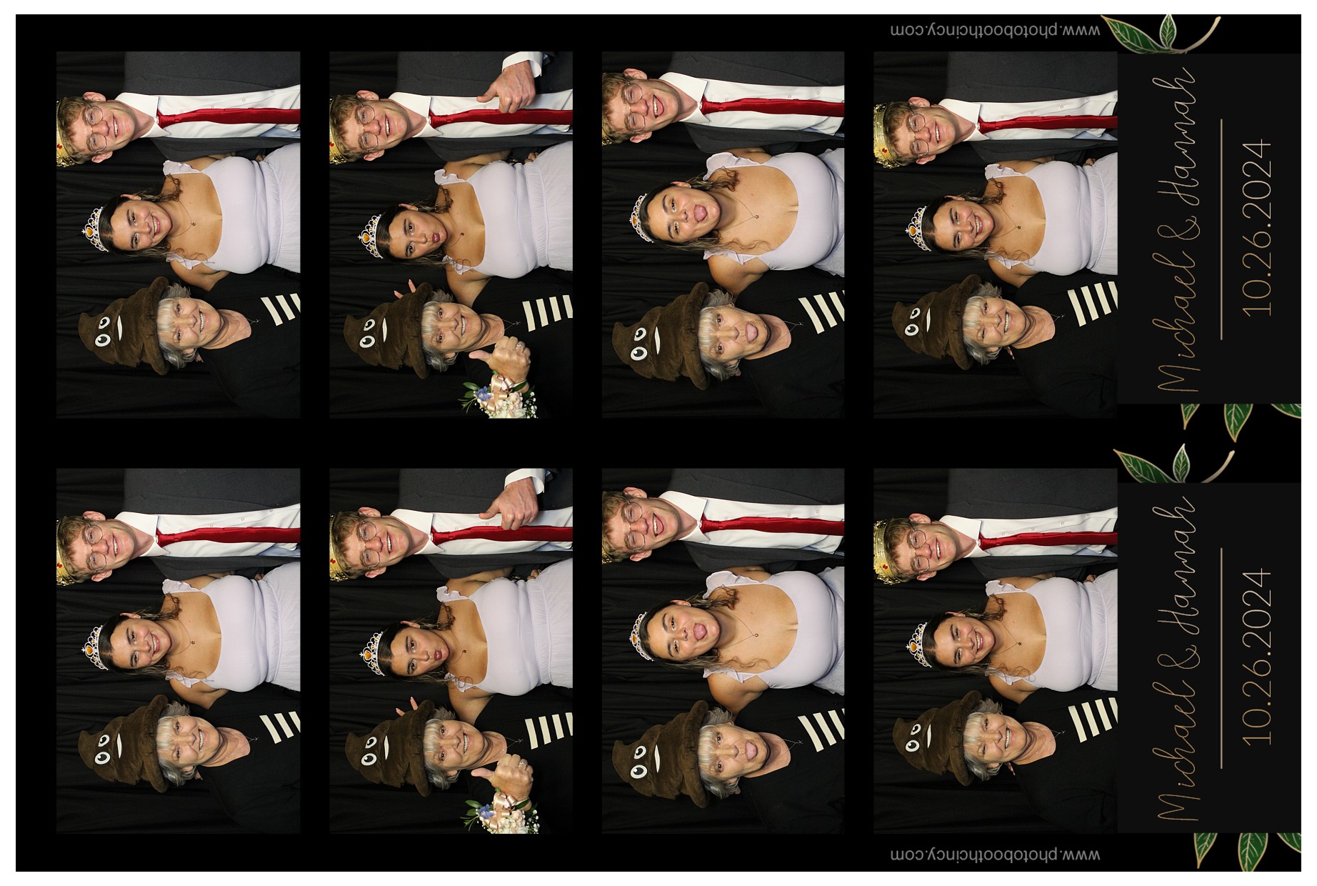 Michael & Hannah Wells!  | View more photos from the event at gallery.photoboothcincy.com/u/PhotoBoothCincy/Michael-Hannah-Wells
